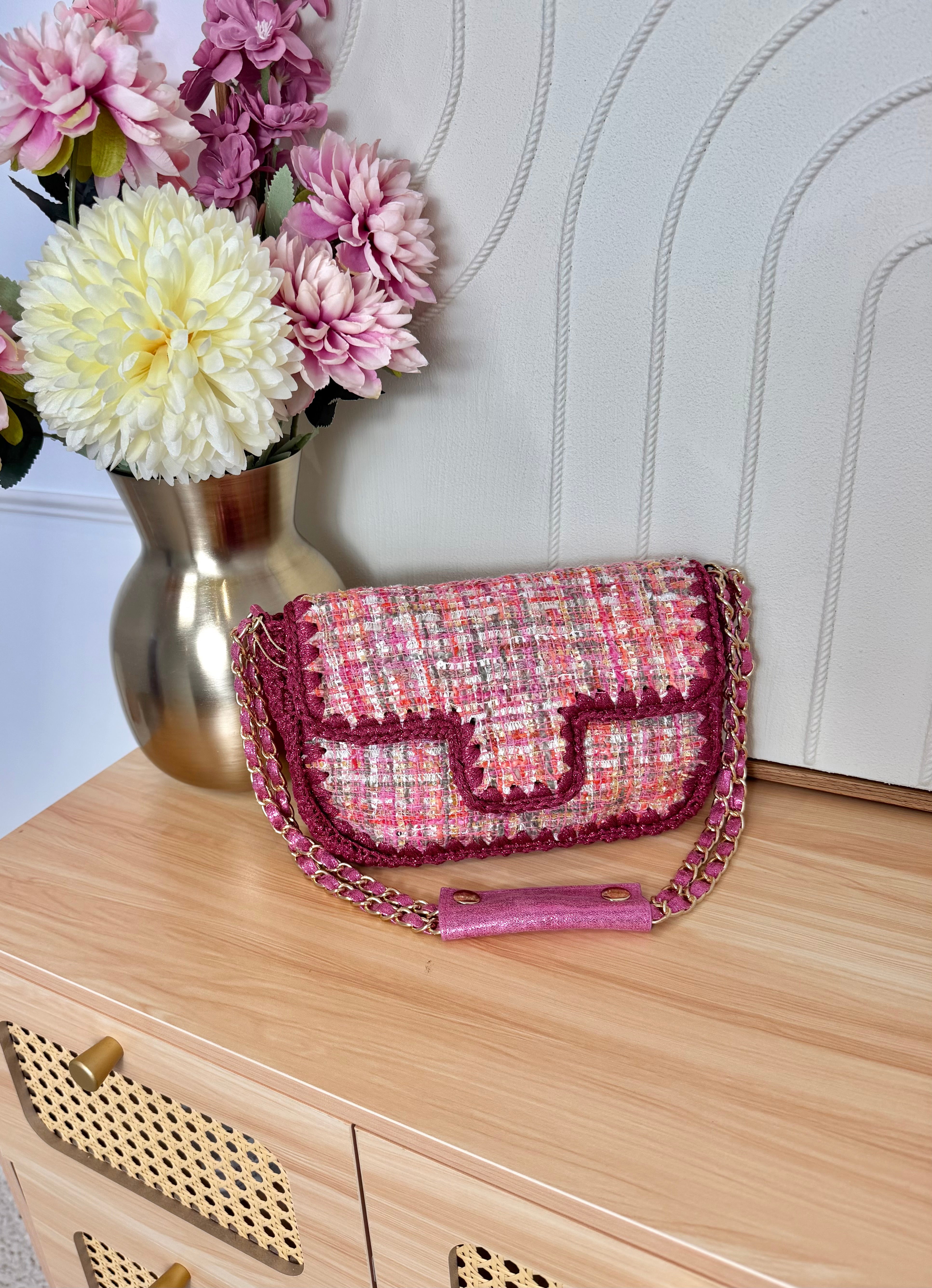 Sac Tweed Fuschia