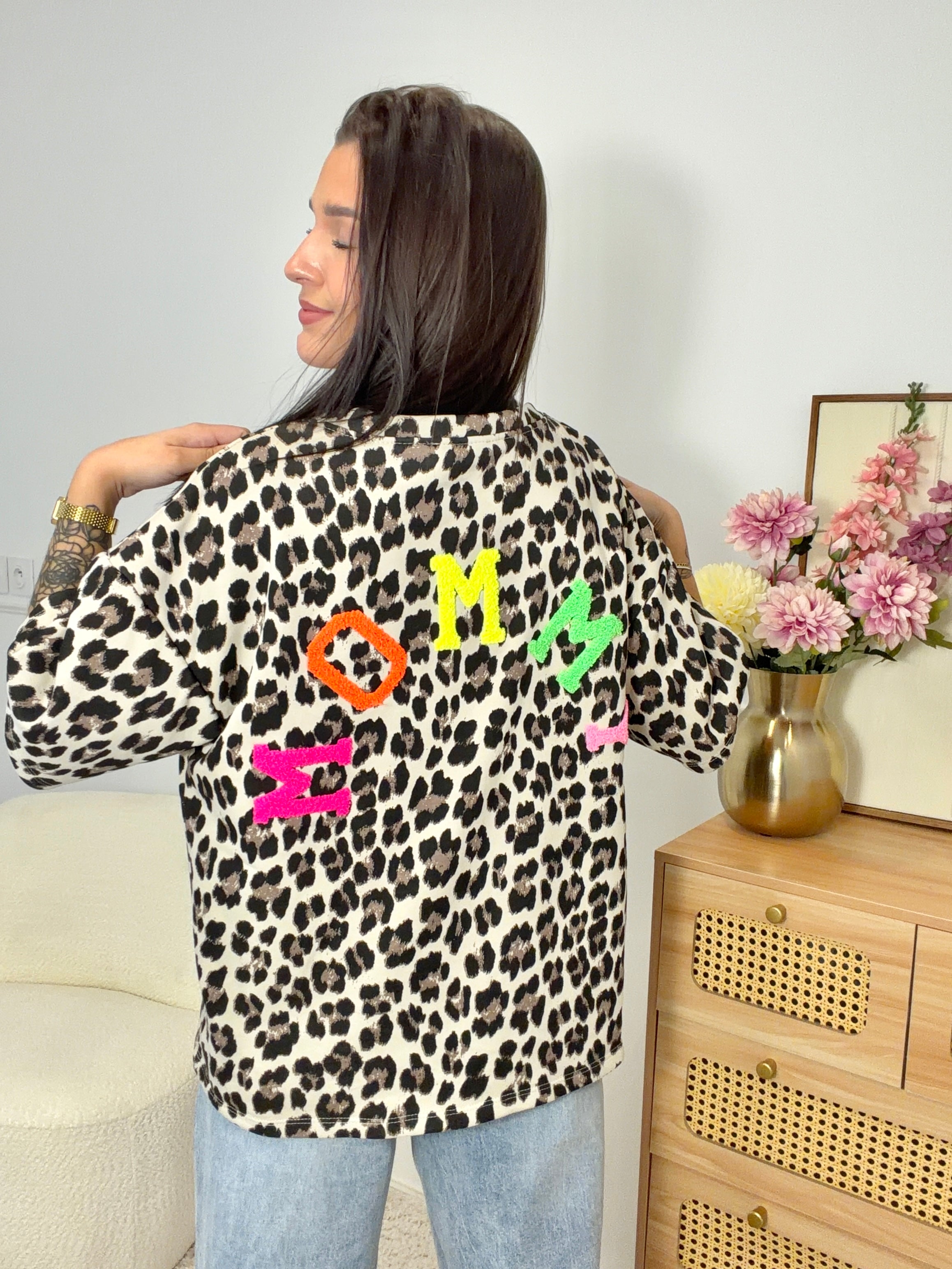 T-Shirt MOMMY Léopard