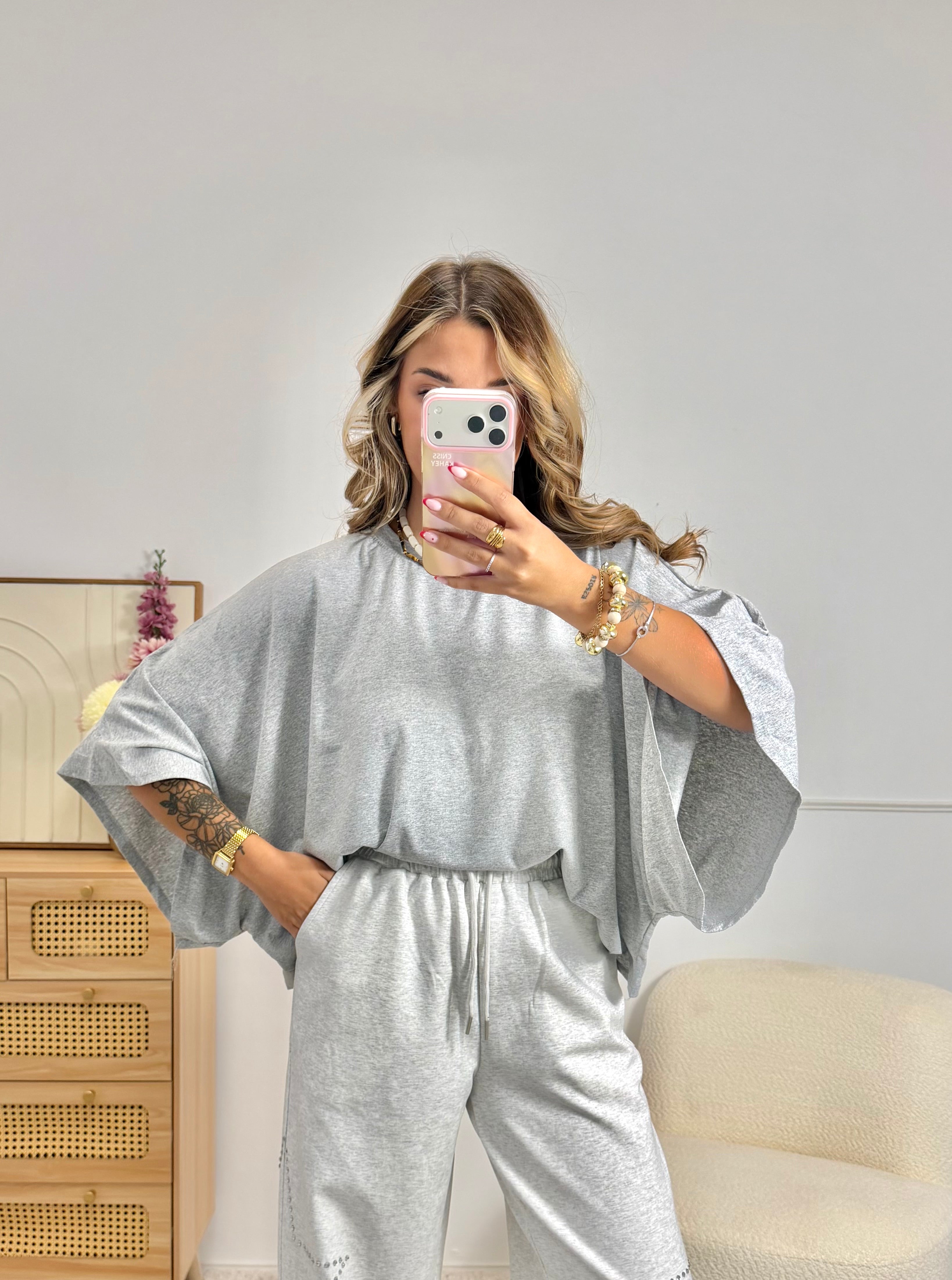 T-Shirt Oversize Gris