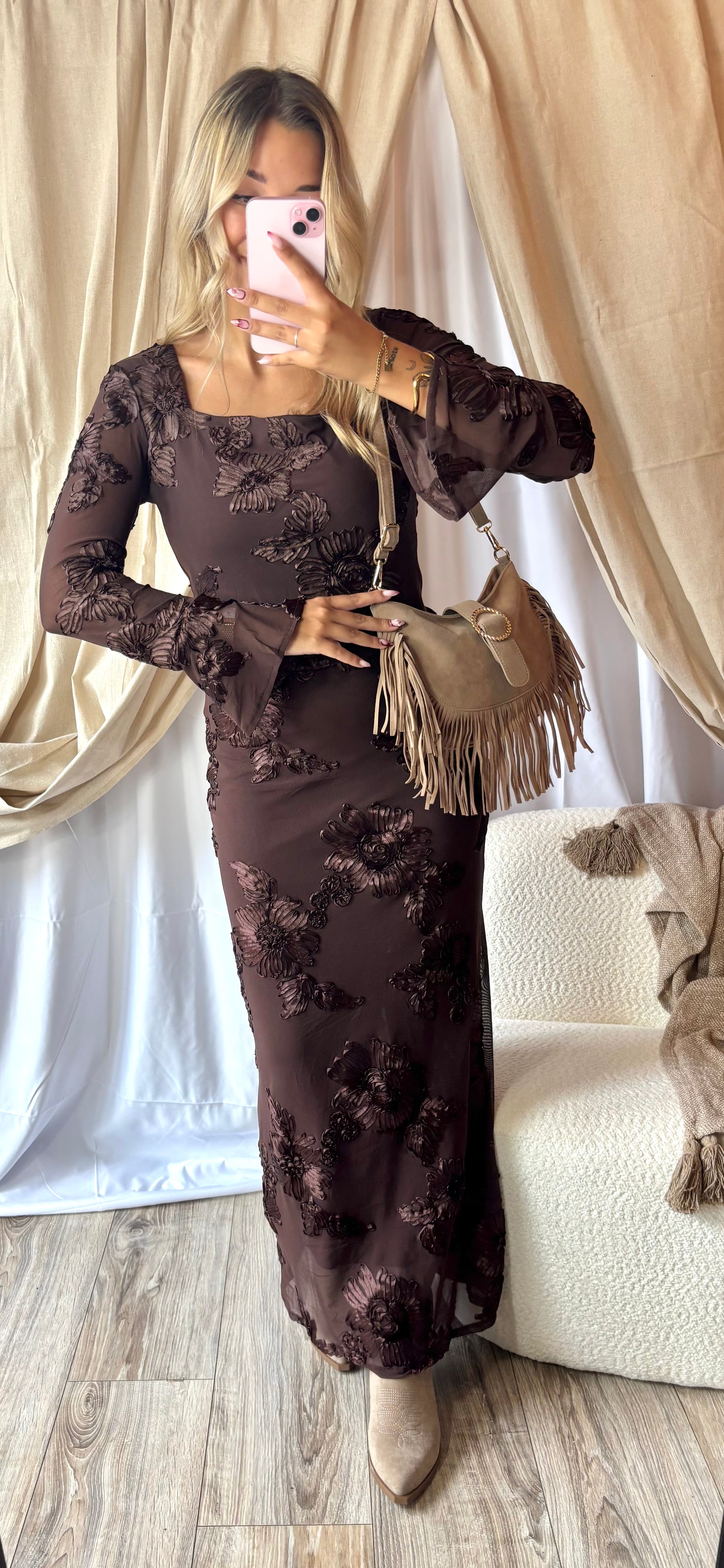 Ensemble Chocolat Brodé