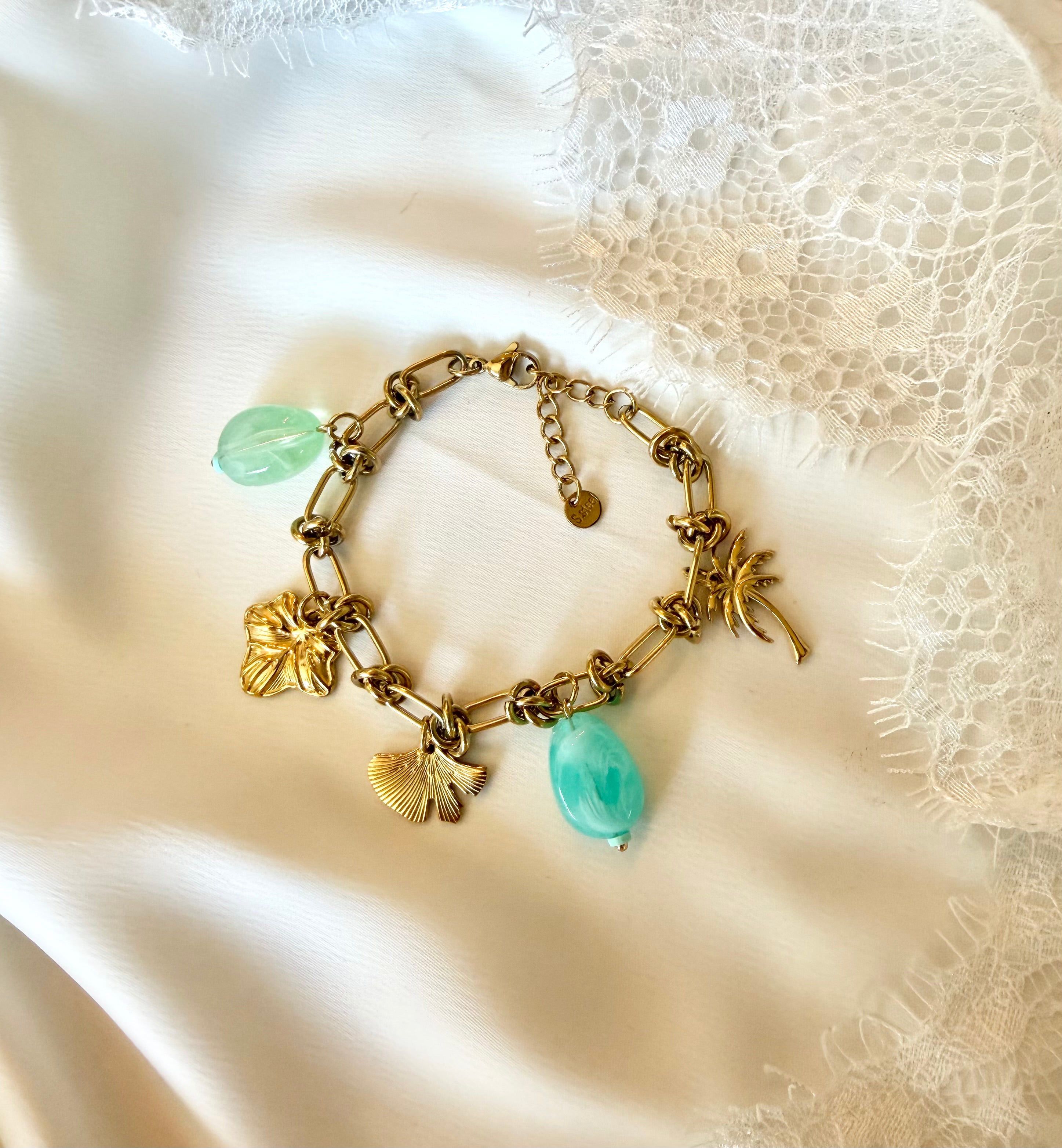 Bracelet Breloque Palmier