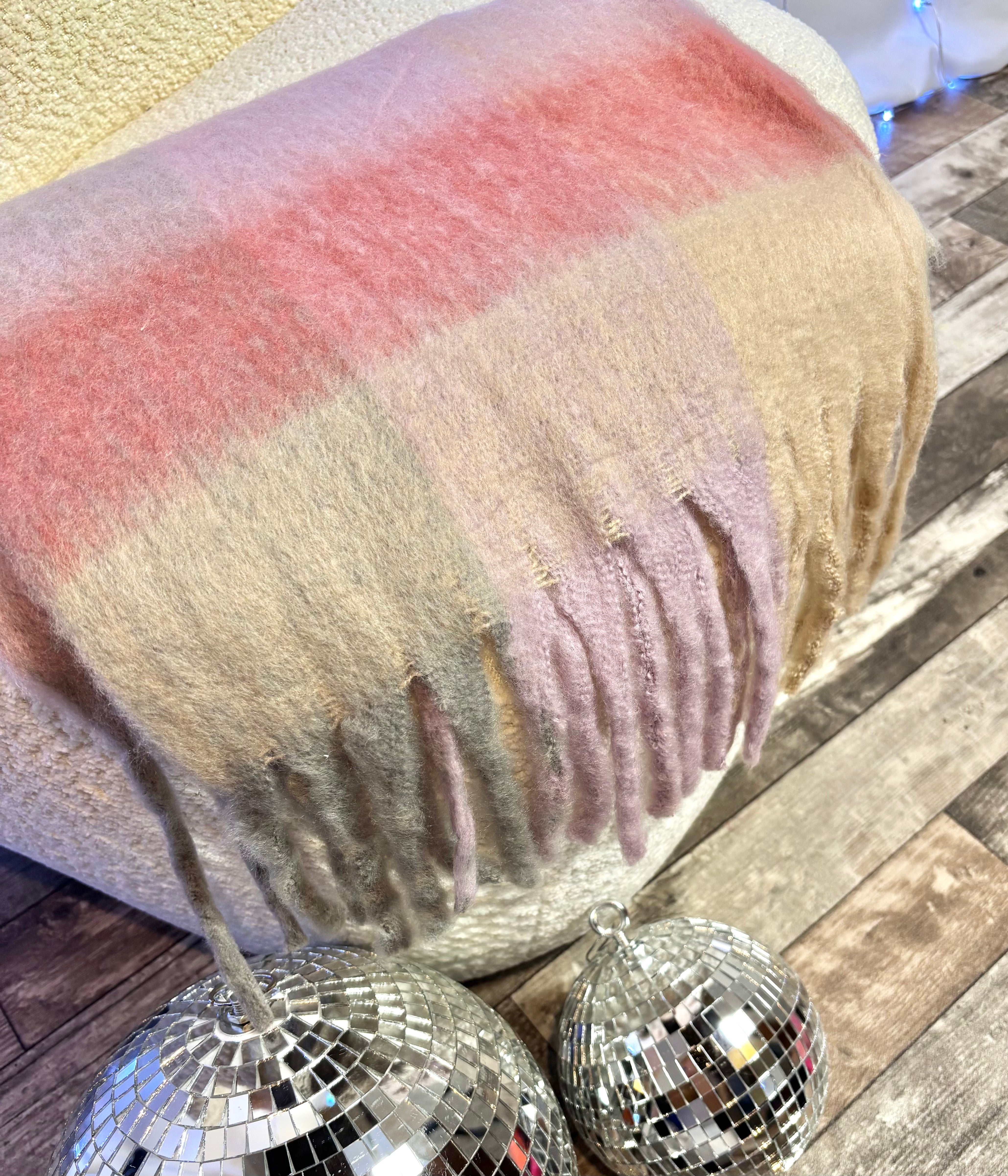 Écharpe Multicolore Rose