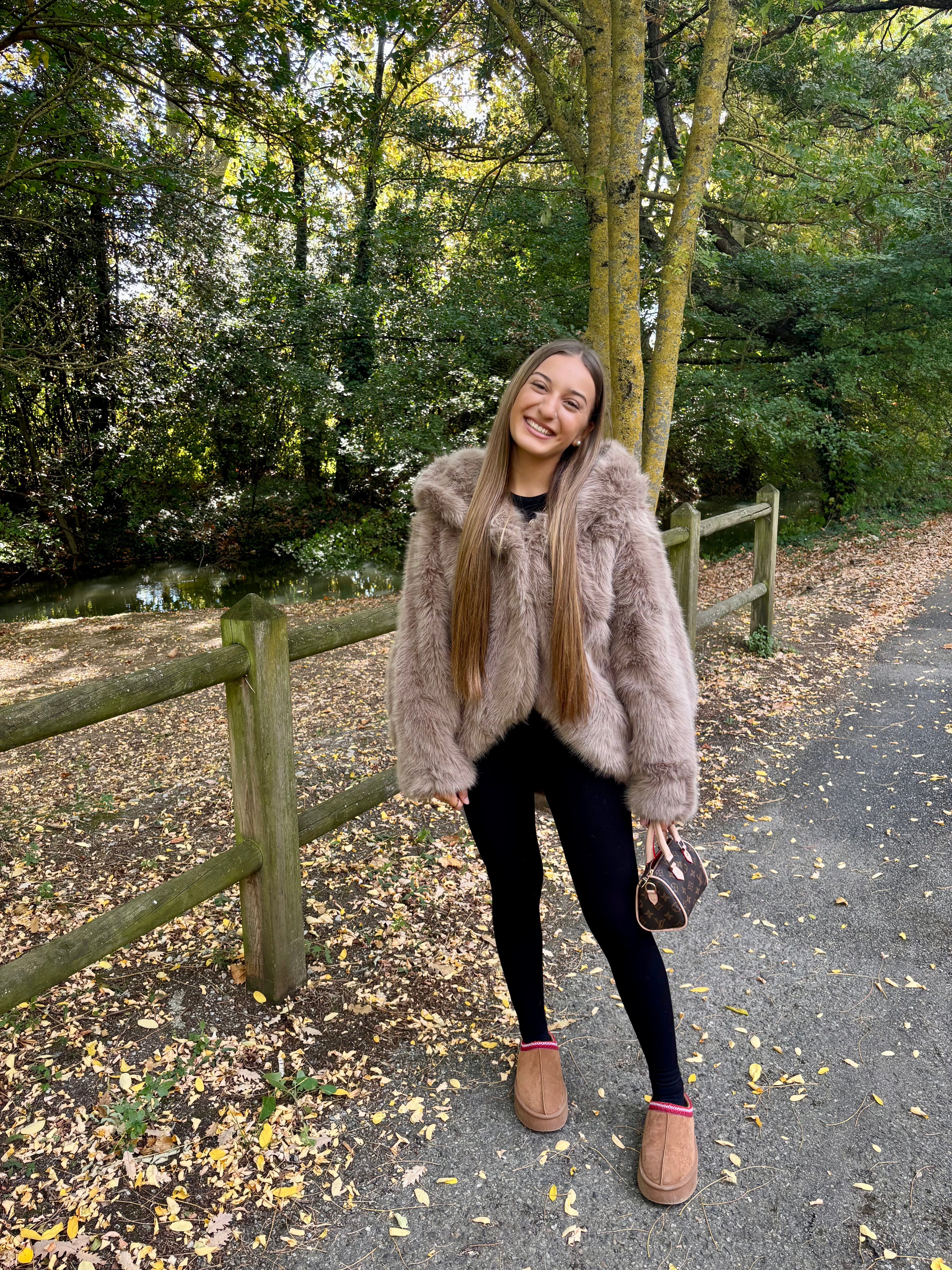 Manteaux Fourrure Taupe