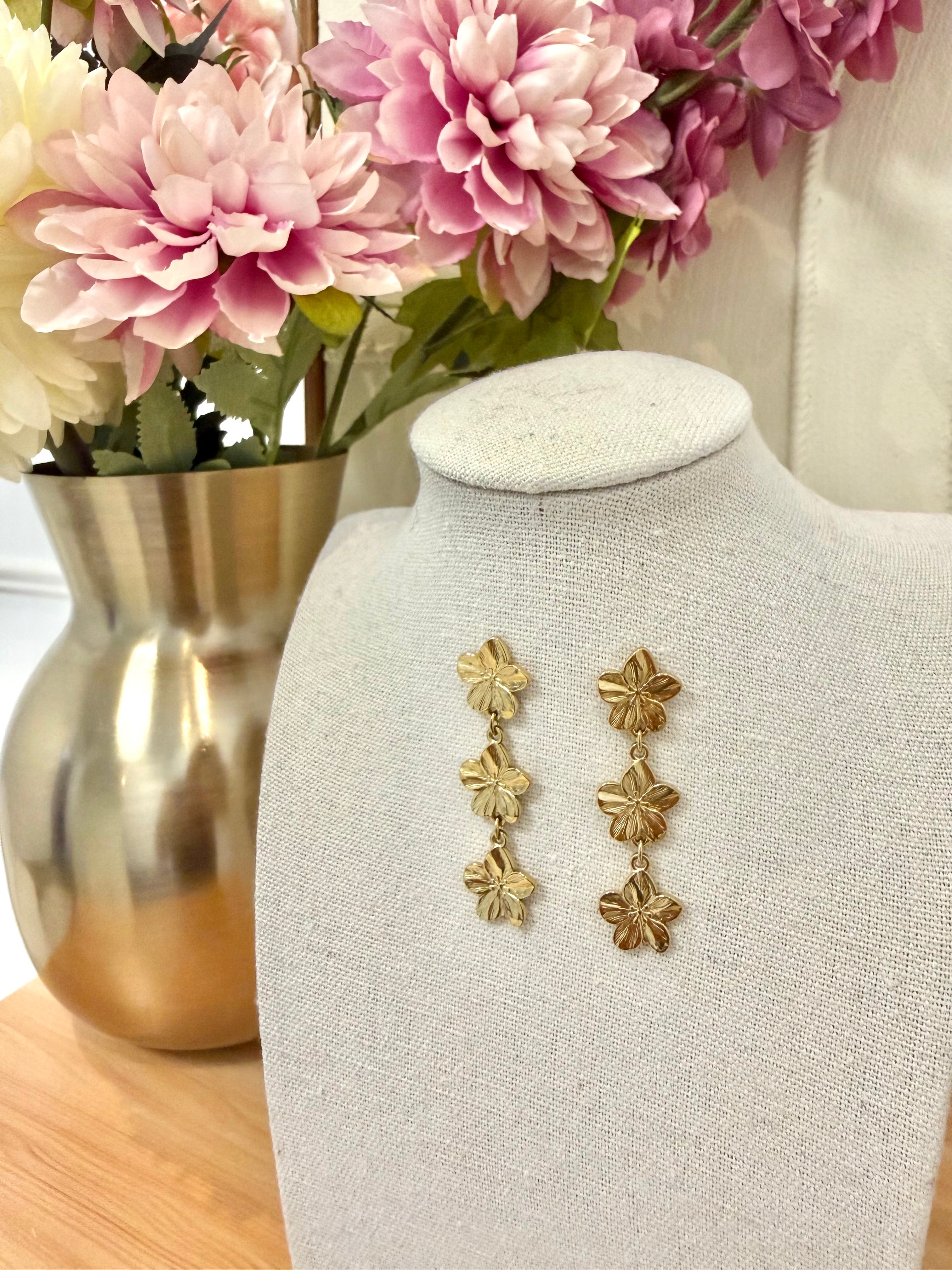Boucles D’oreilles Fleurs