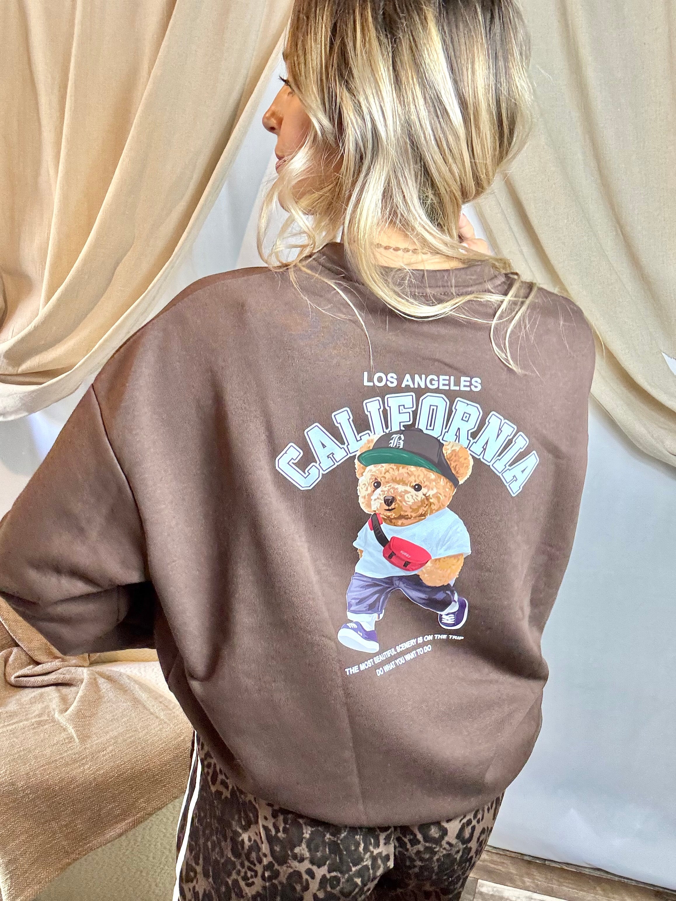 Sweat Ourson Chocolat