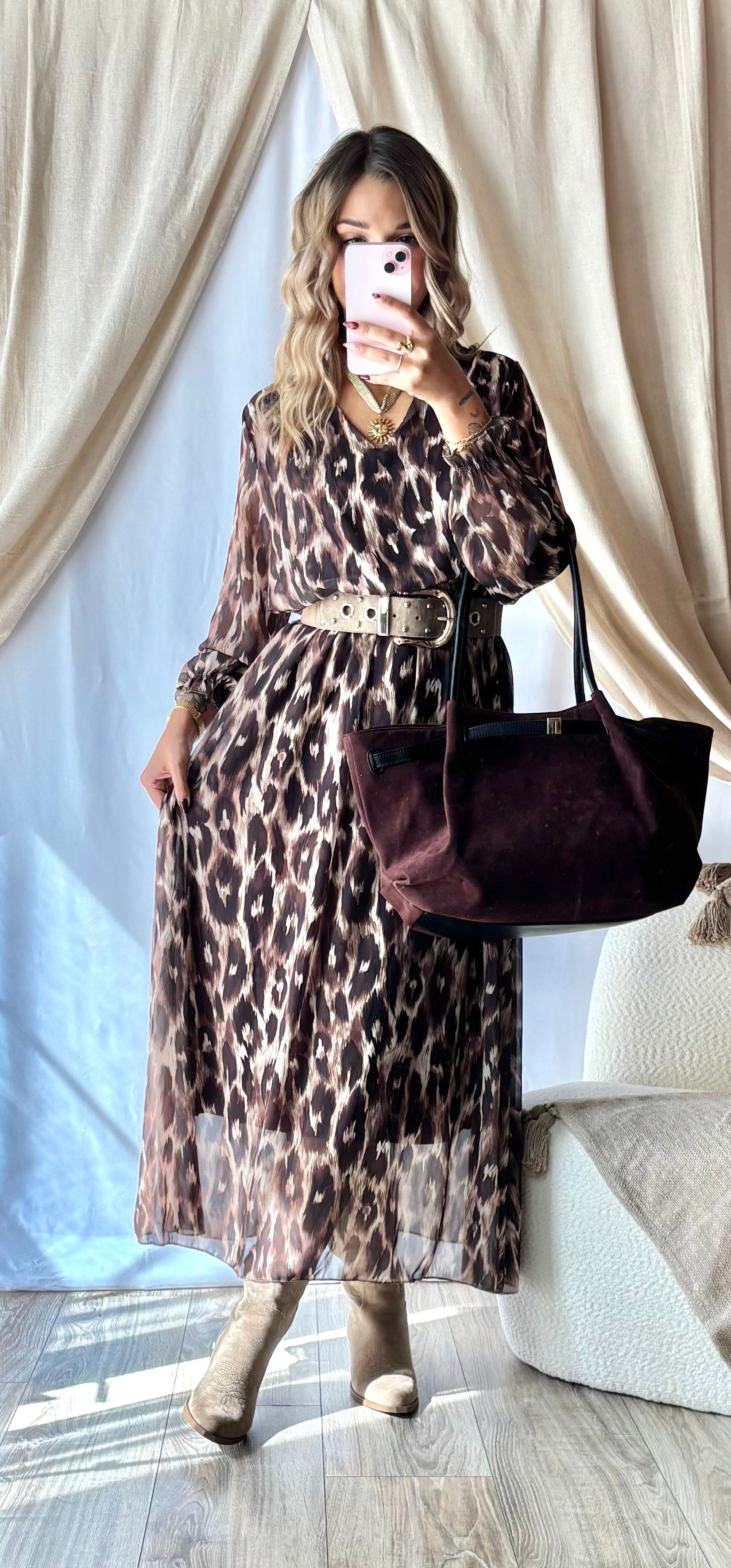 Robe Bohème Chocolat