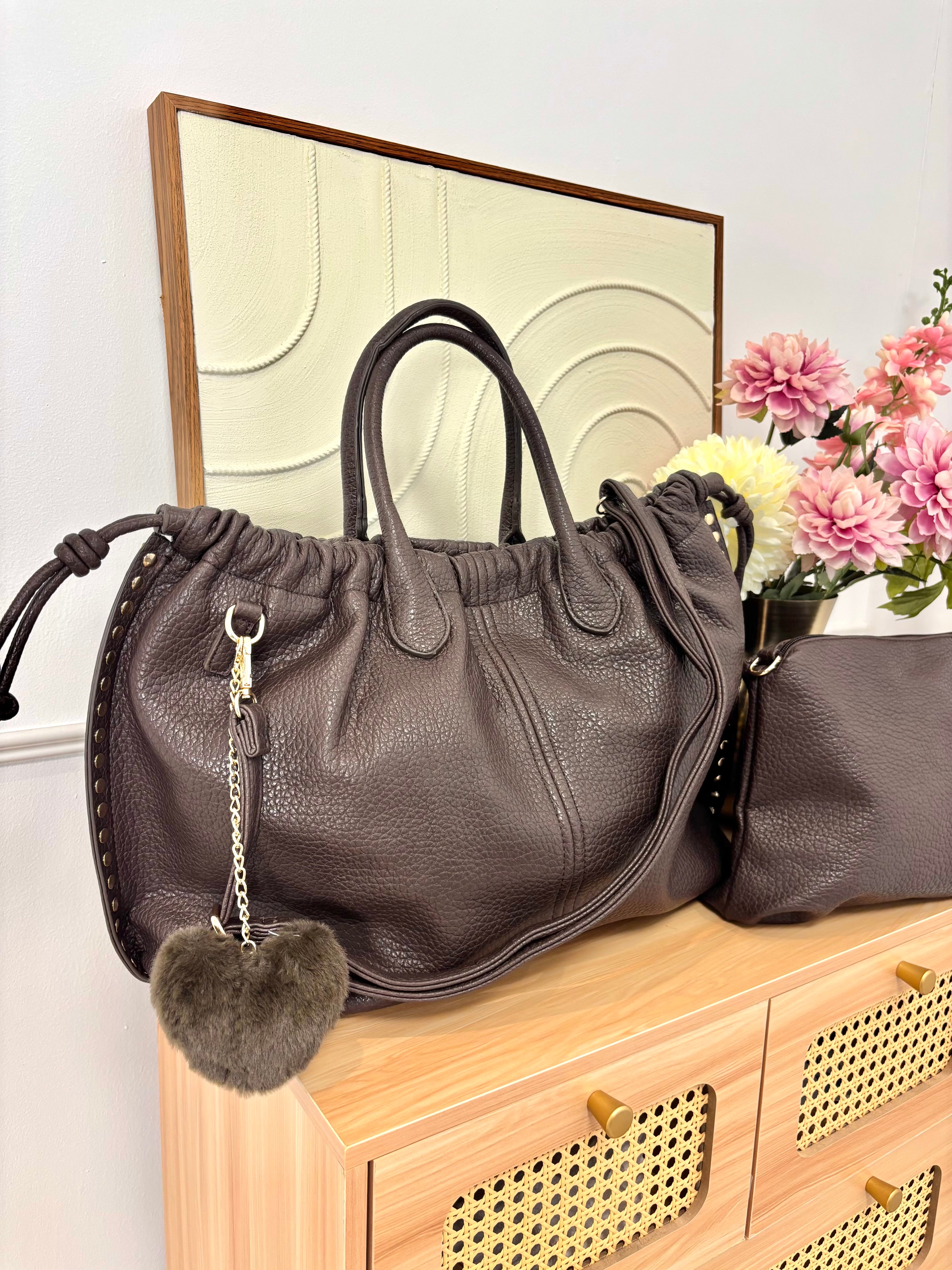 Sac Grigri Clouté Choco