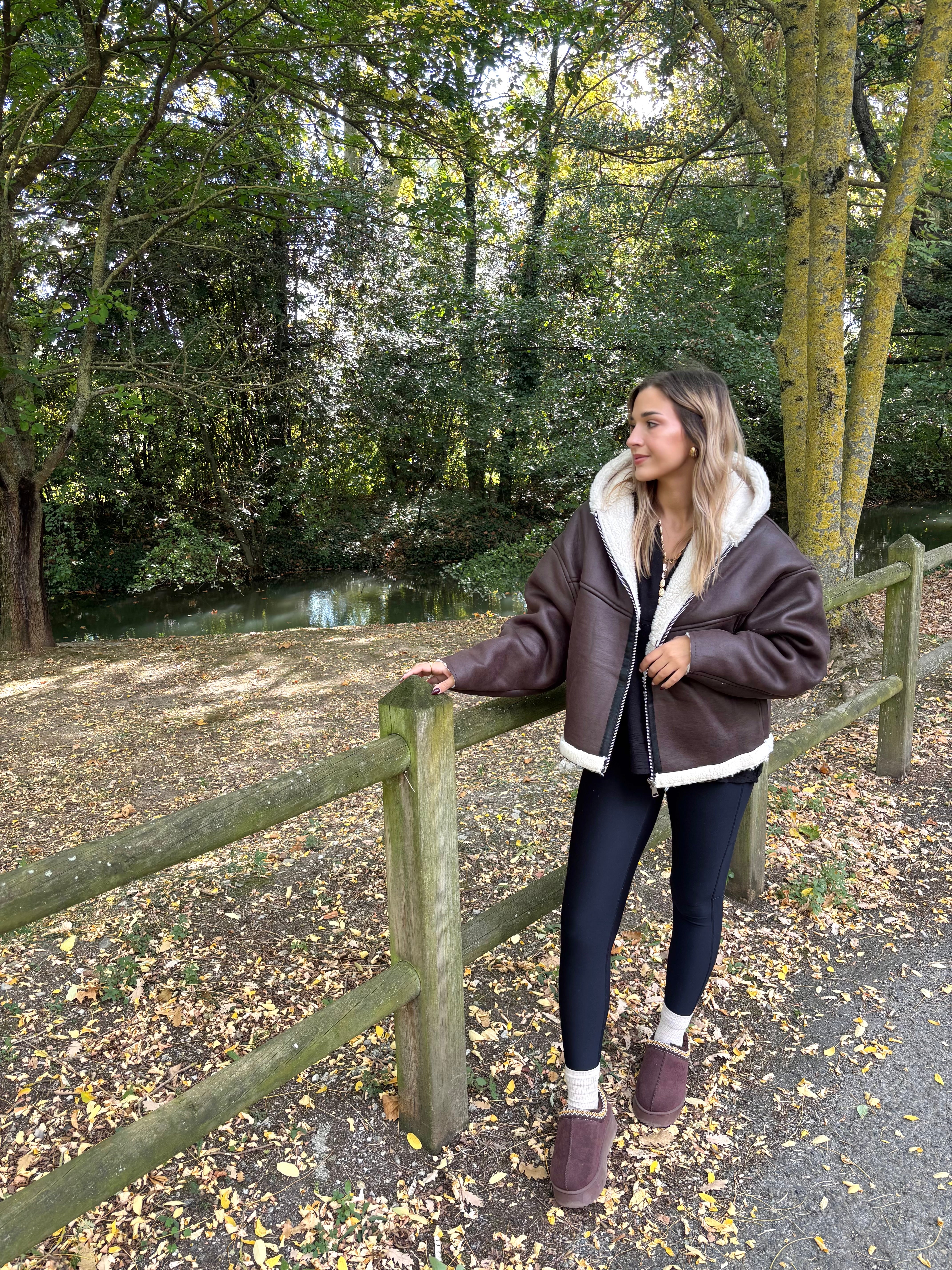 Blouson Aviateur Chocolat