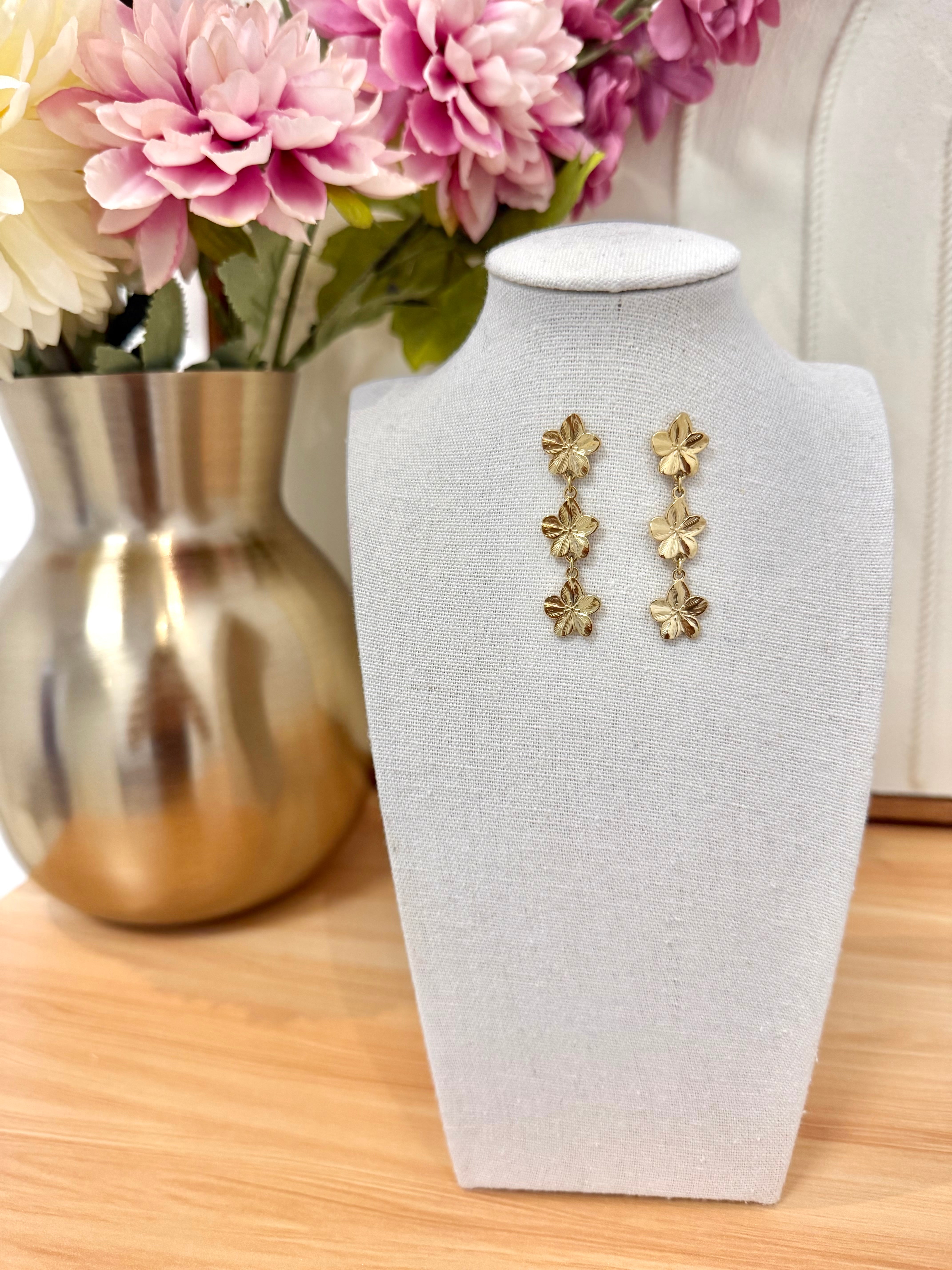 Boucles D’oreilles Fleurs