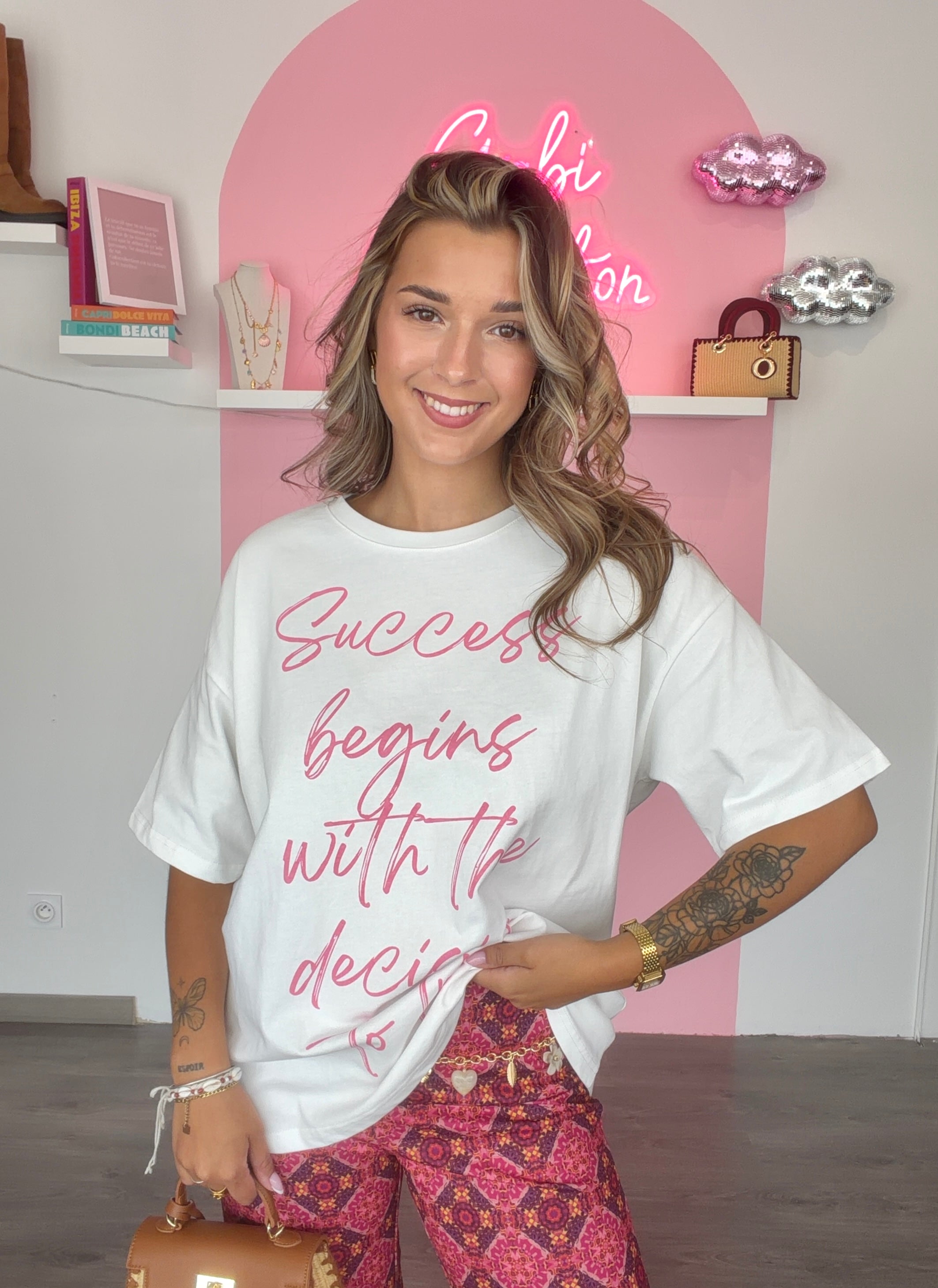 T-Shirt COCKTAIL strass
