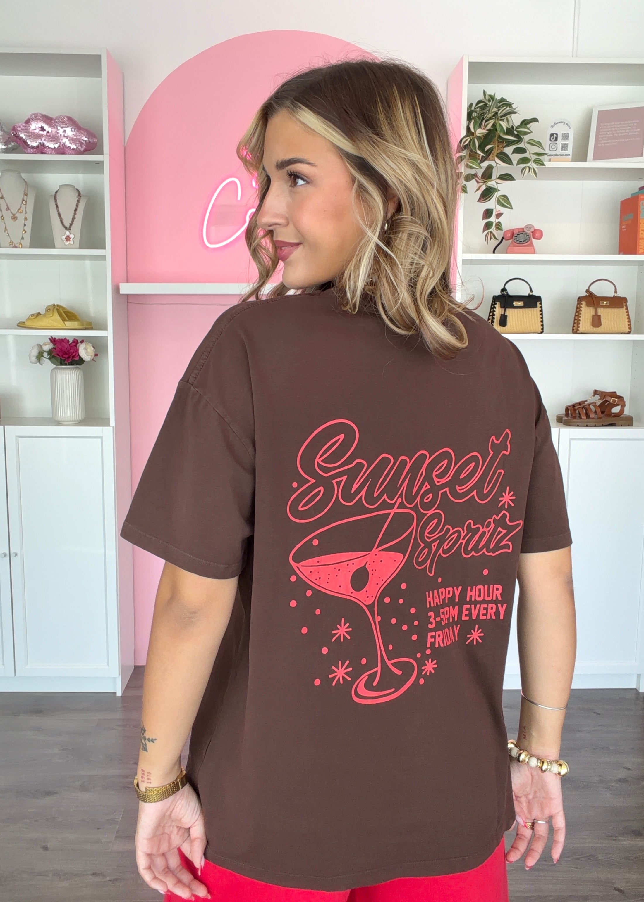 T-Shirt SUNSET SPRITZ Choco