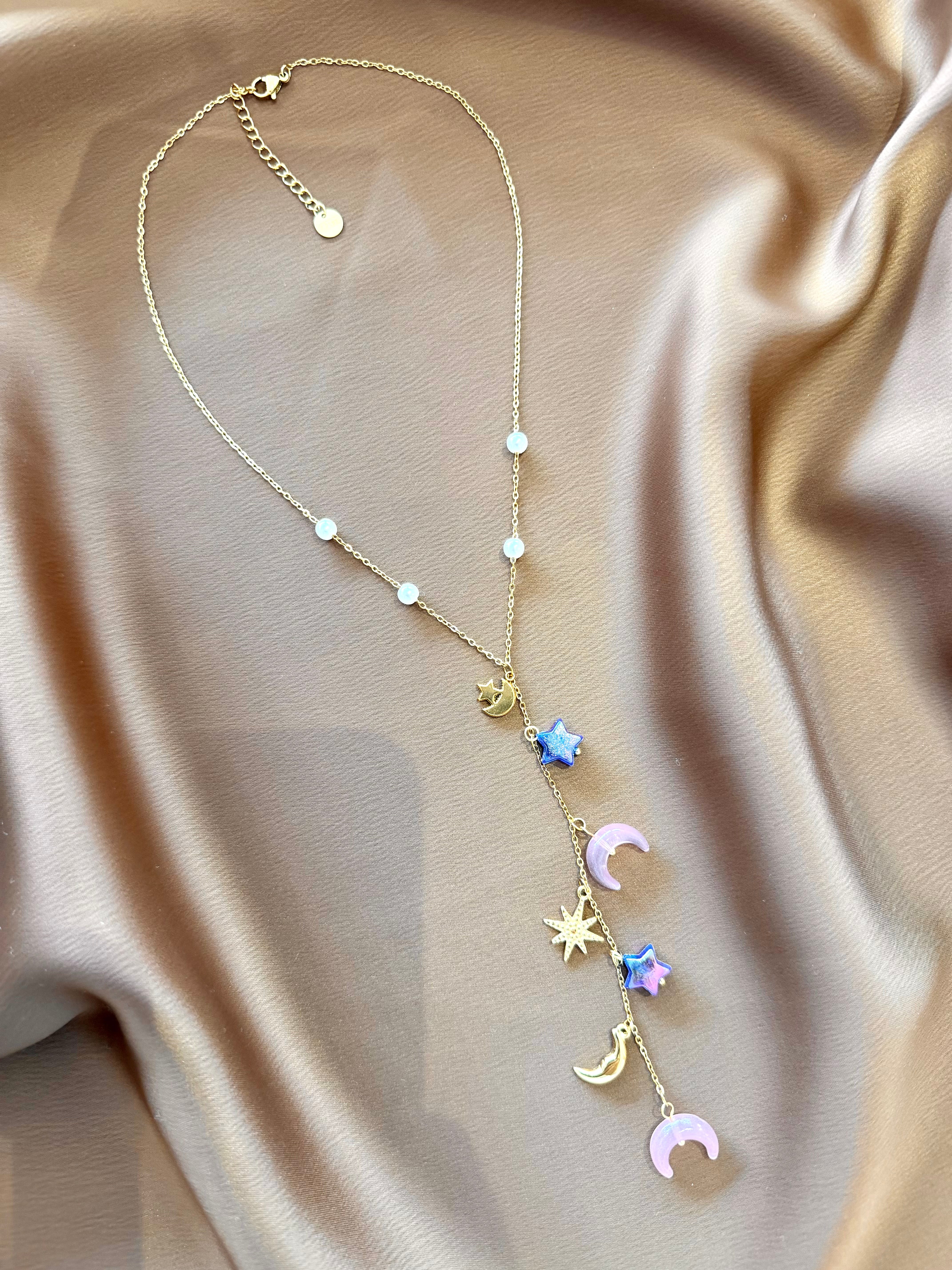 Collier Lune & Étoiles