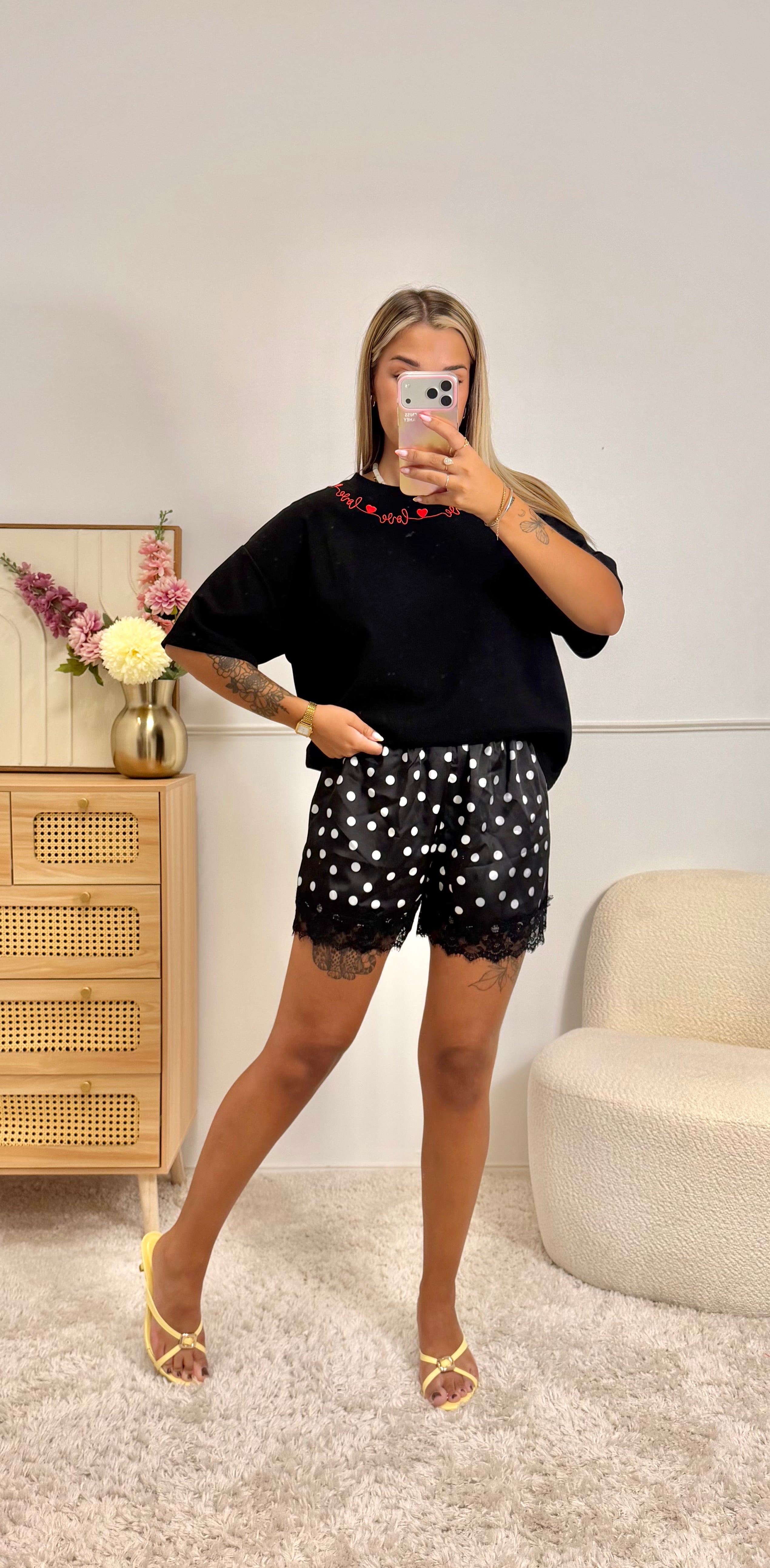 T-Shirt LOVE noir