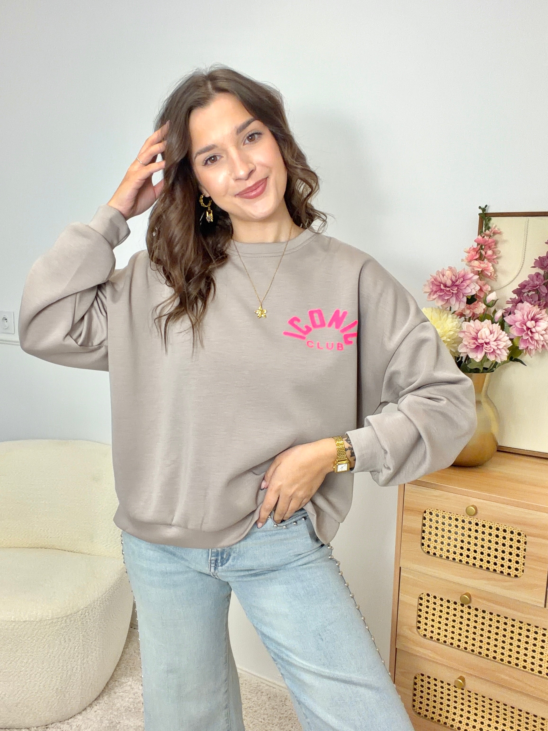 Sweat « ICONIC » Gris