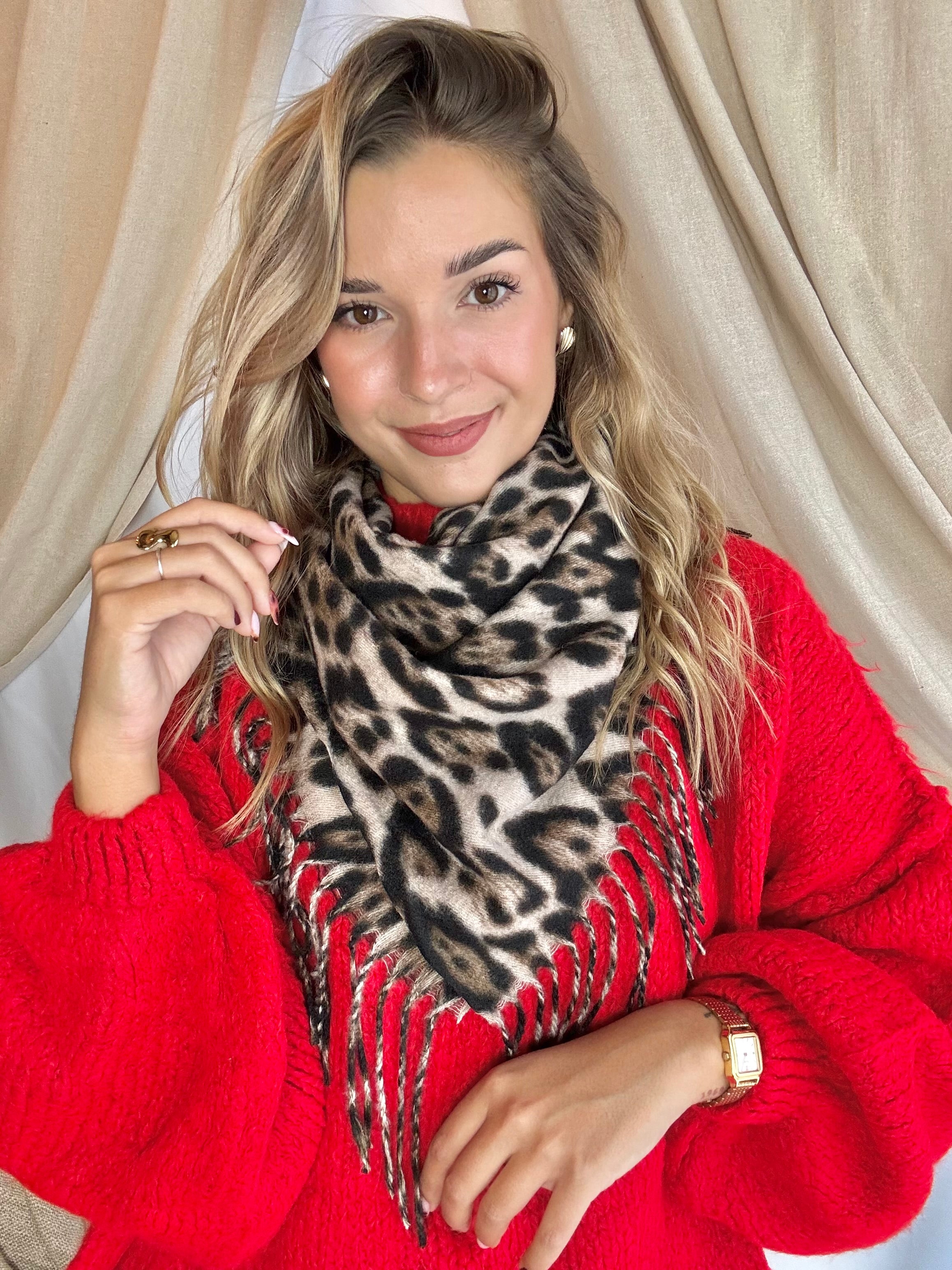 Écharpes Carré Léopard