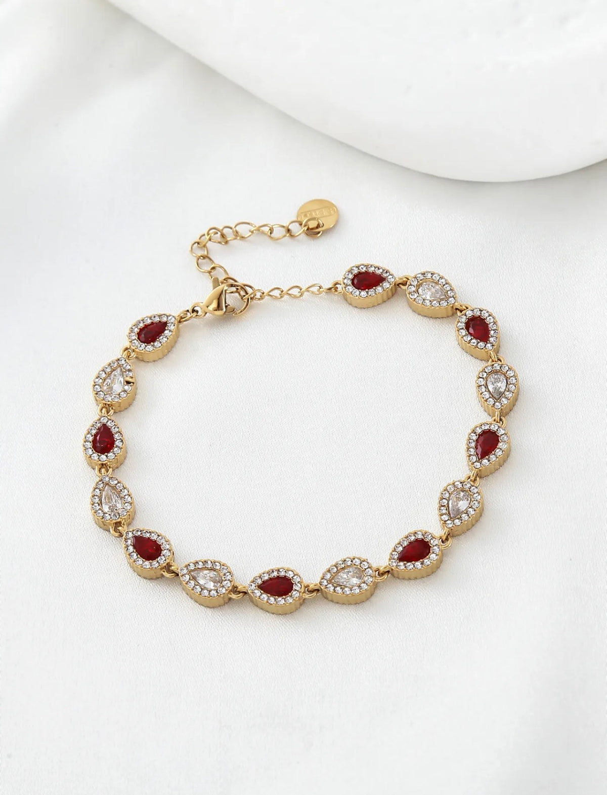 Bracelet Stras Bordeaux