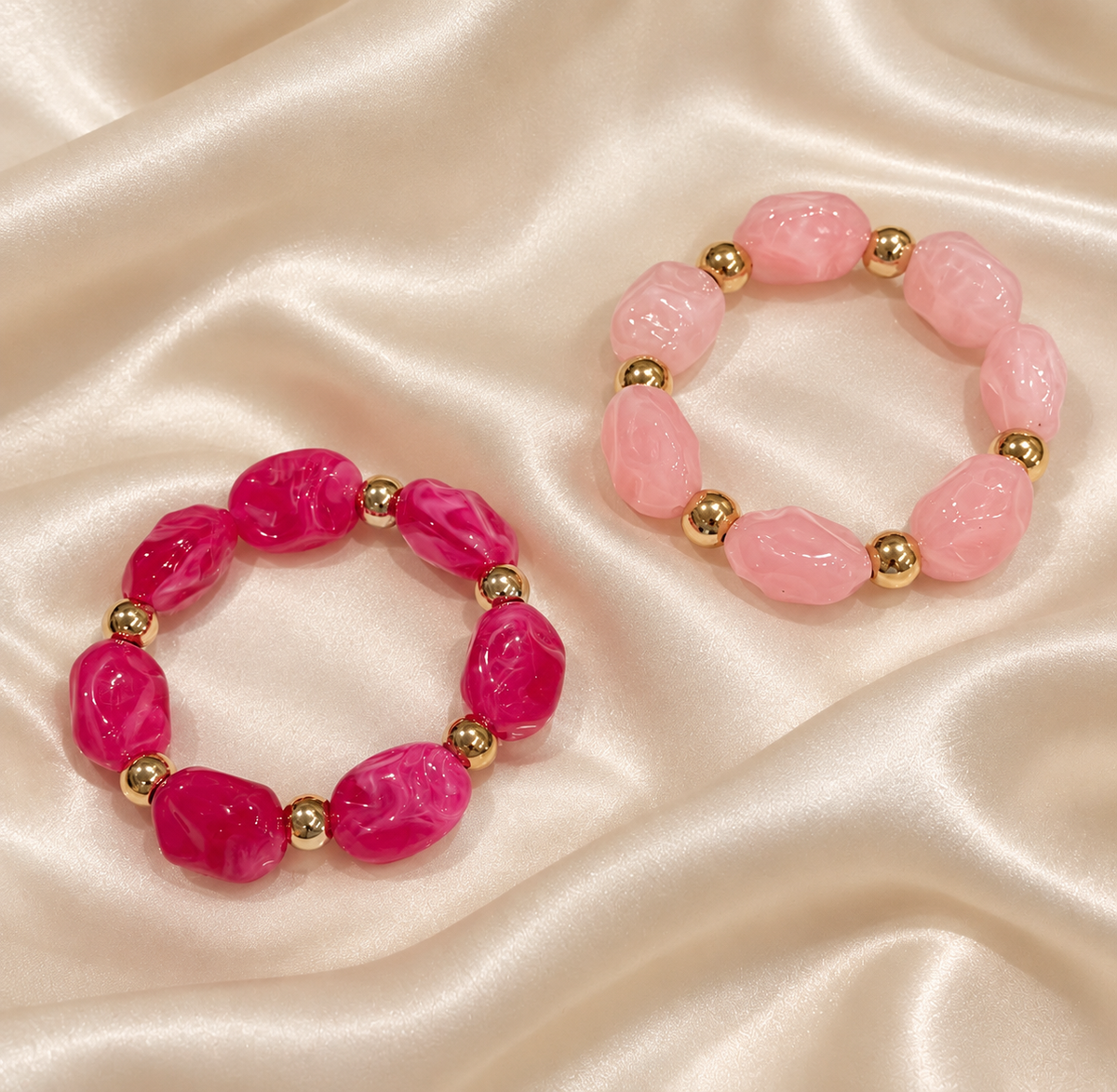 Bracelet perle & doré