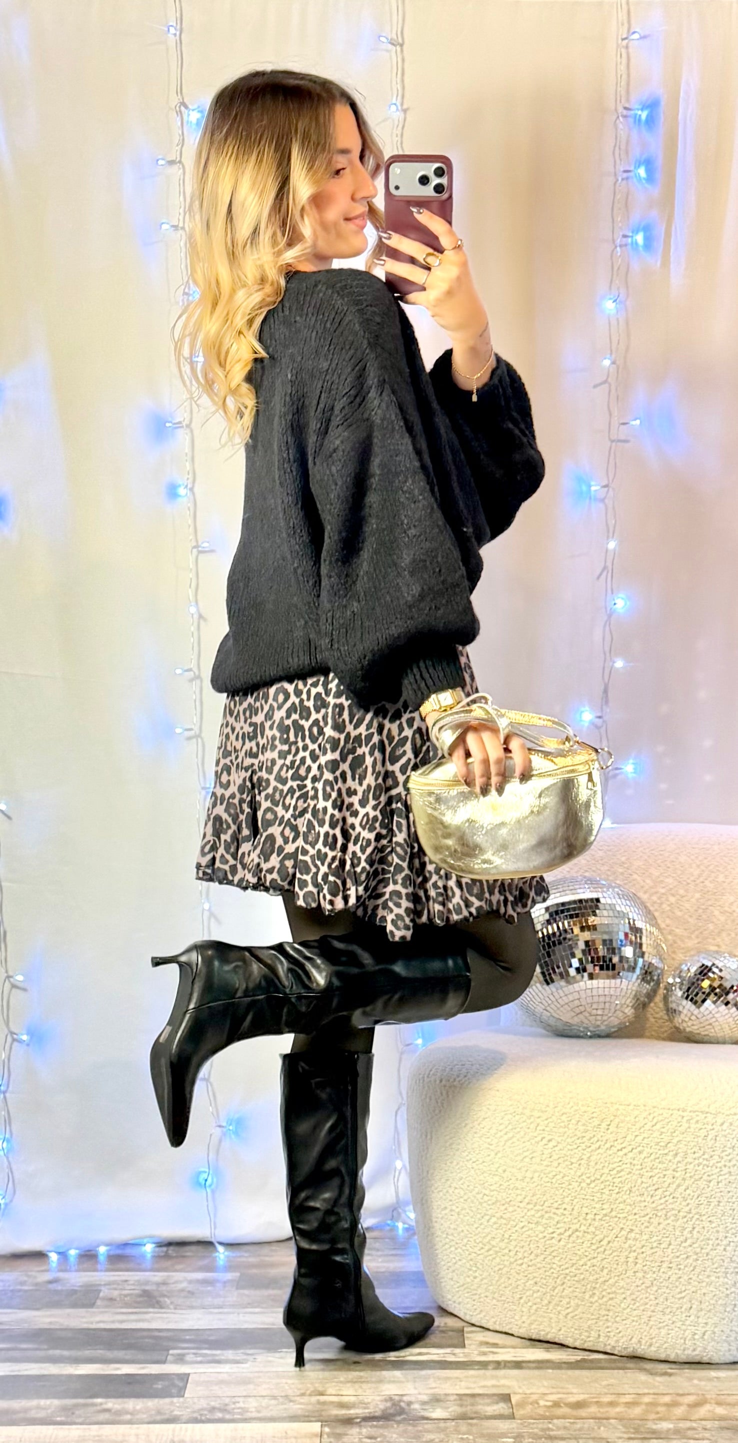 Botte à Talons Noir