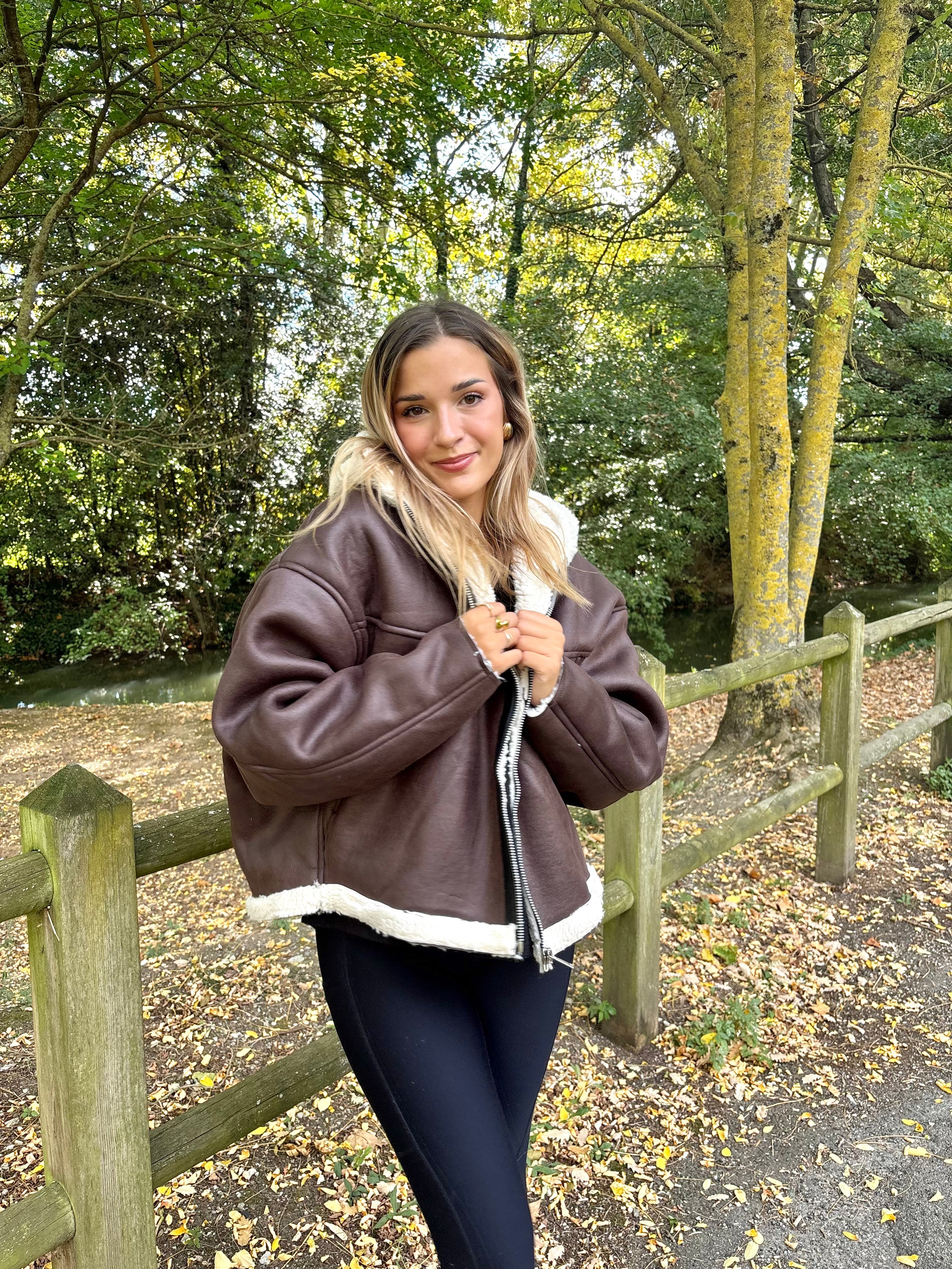 Blouson Aviateur Chocolat