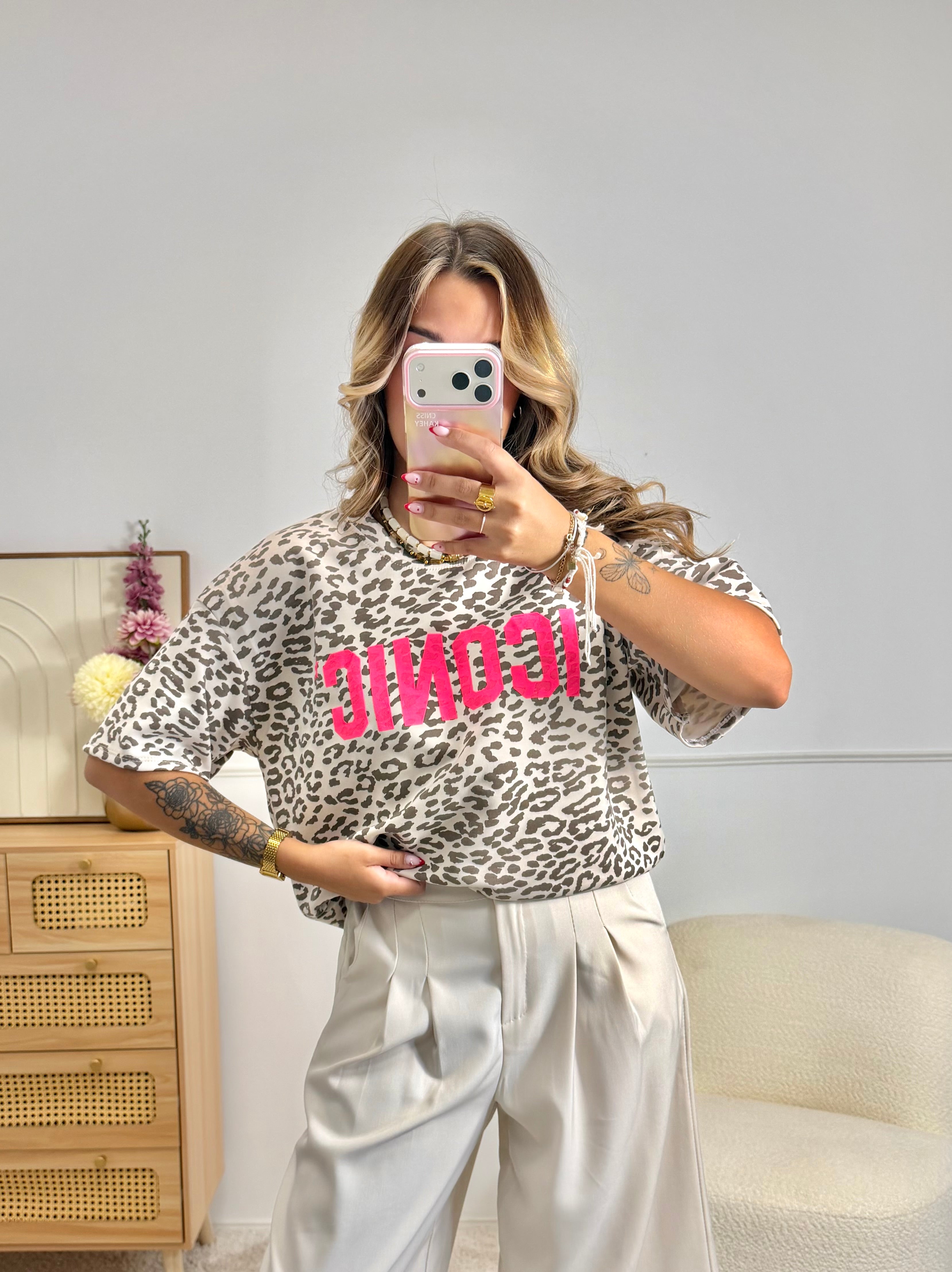 T-Shirt ICONIC Léopard