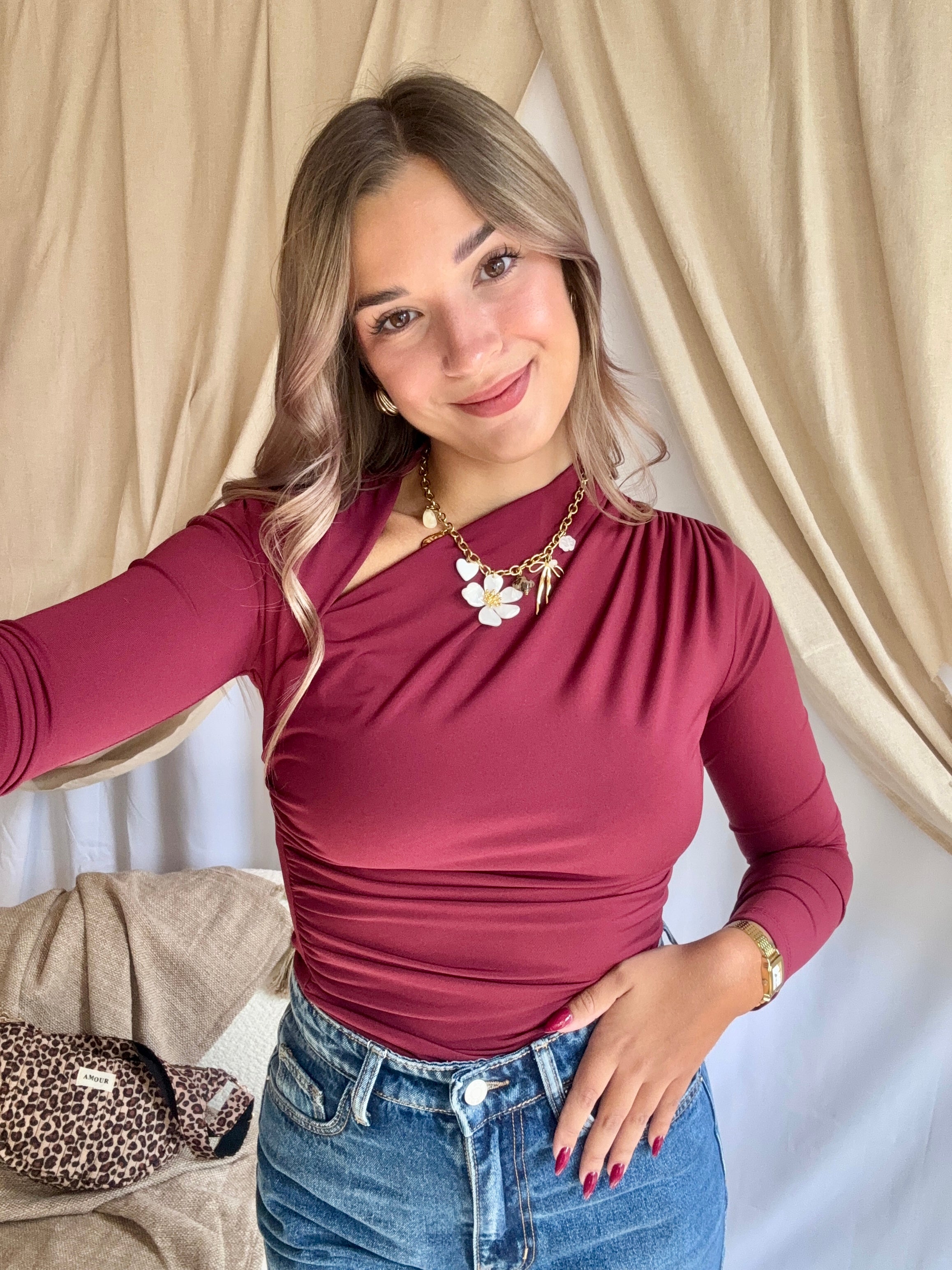 Top Drapée Bordeaux