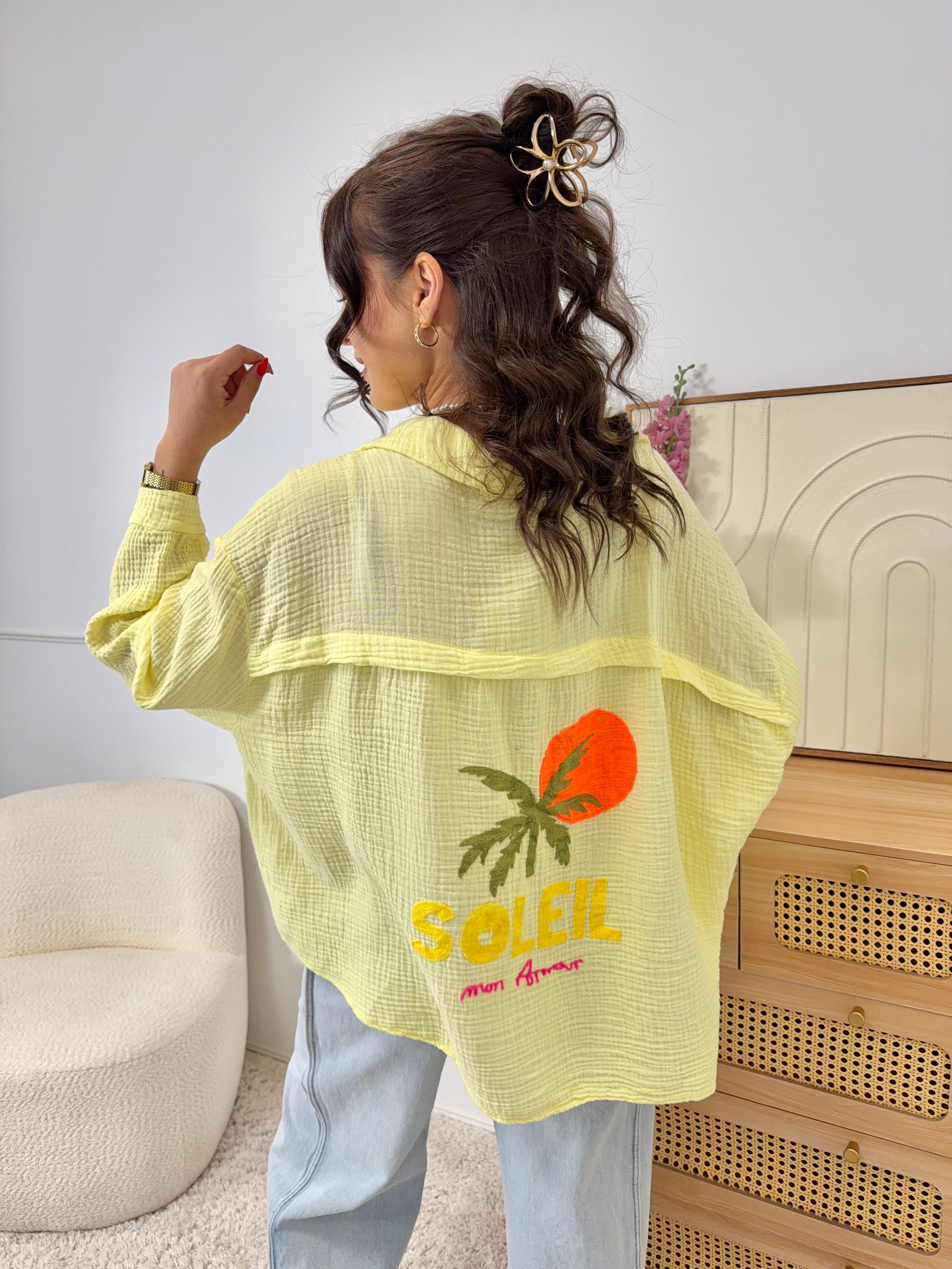 Chemise SOLEIL Jaune
