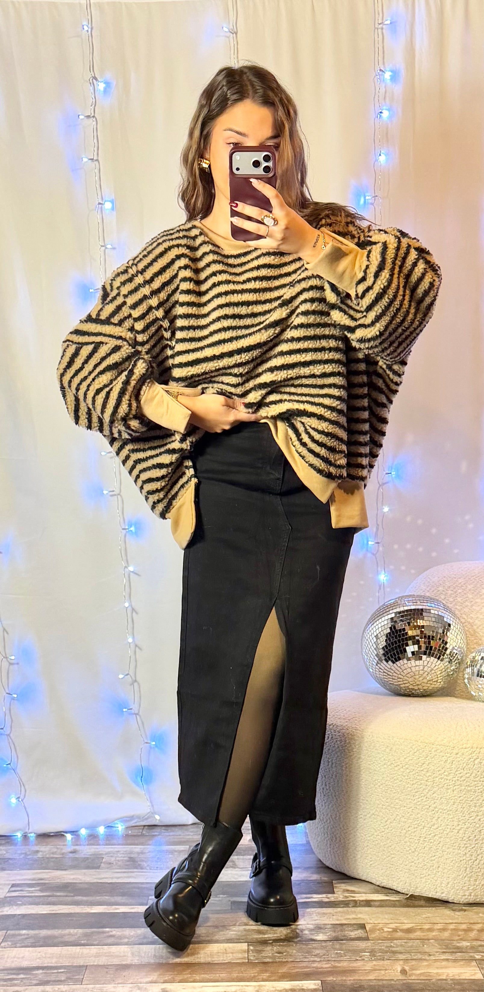 Sweat Moumoute Rayé