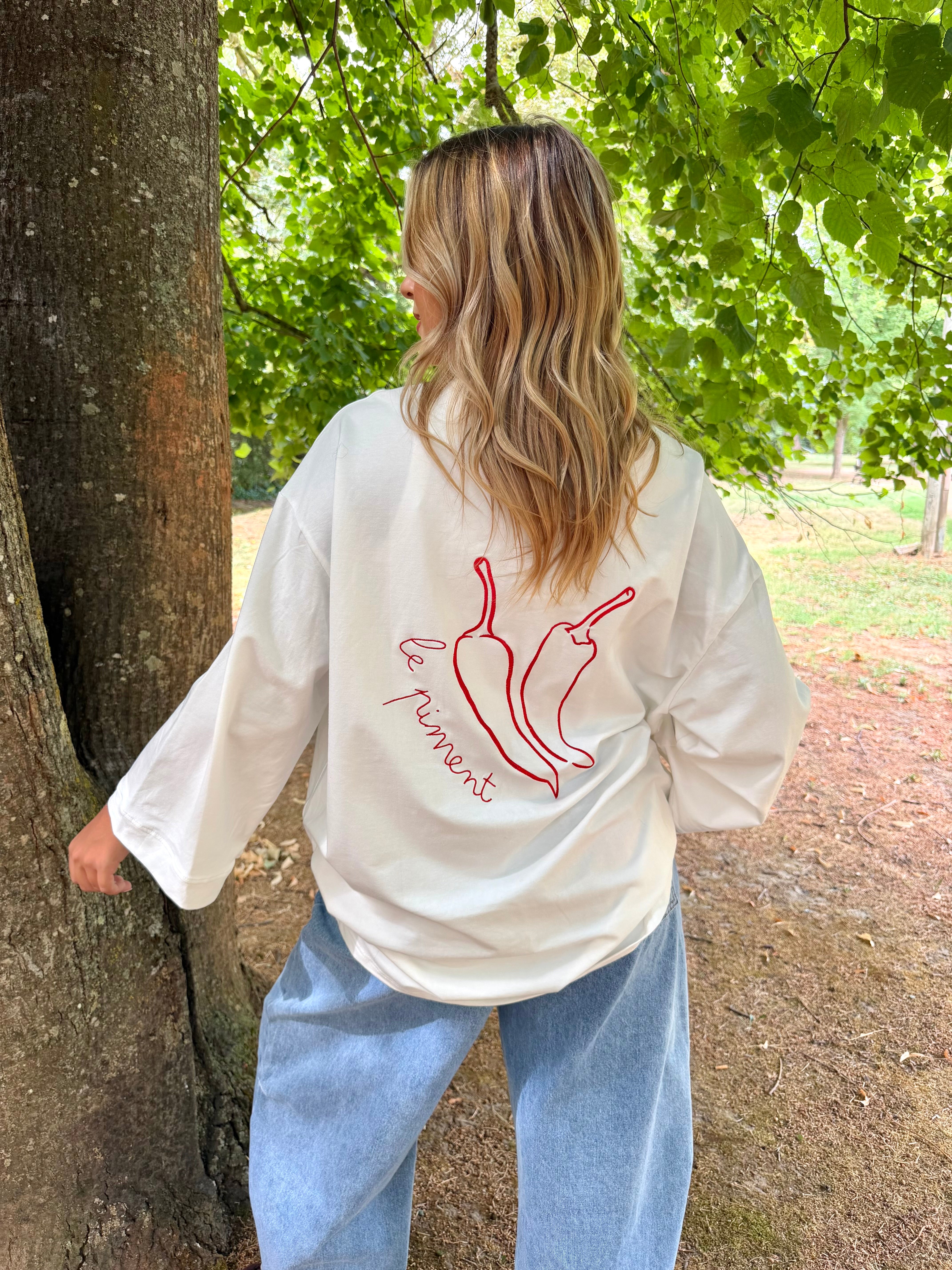T-Shirt Piment Blanc