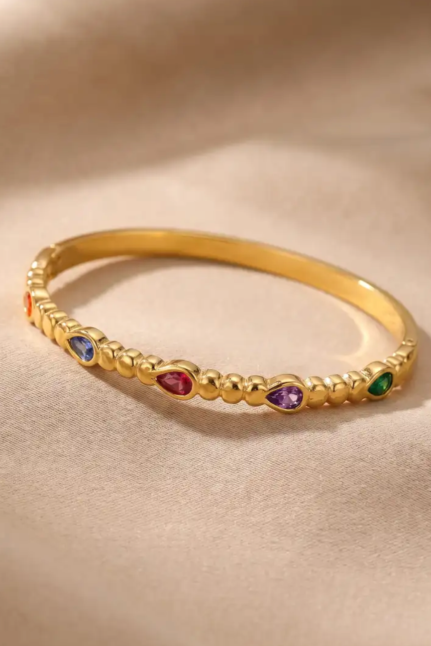 Bracelet jonc multicolore