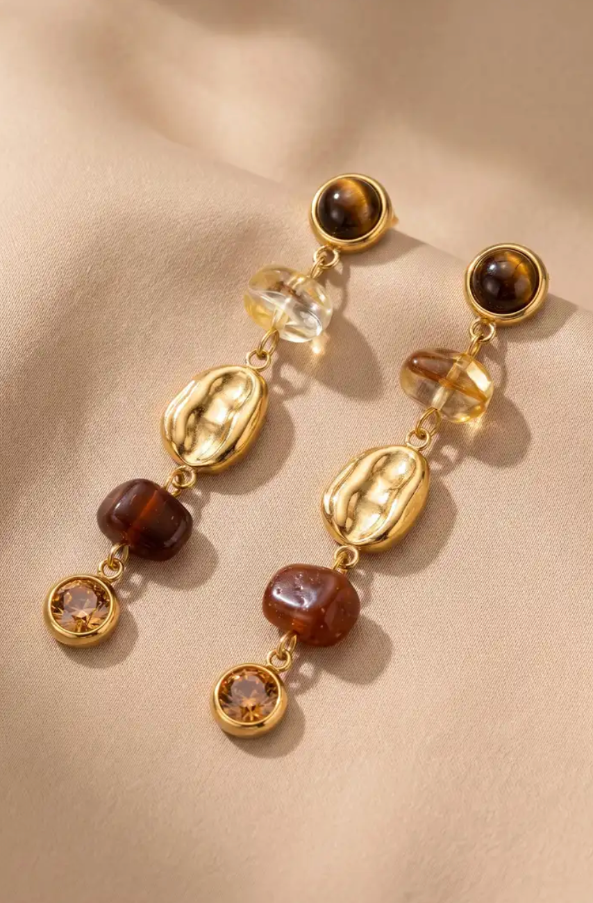 Boucles d'oreilles choco
