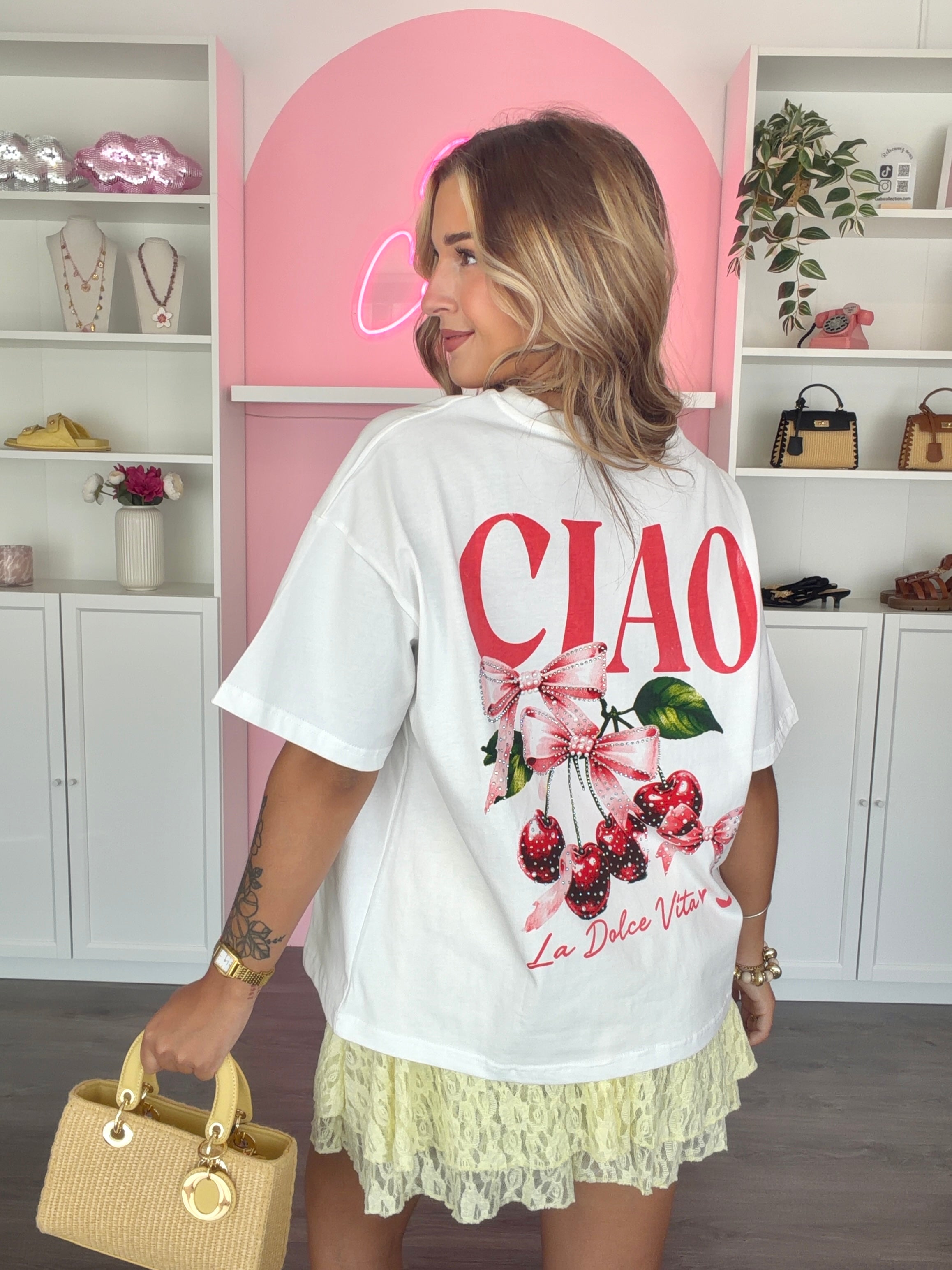 T-Shirt CERISE STRASS