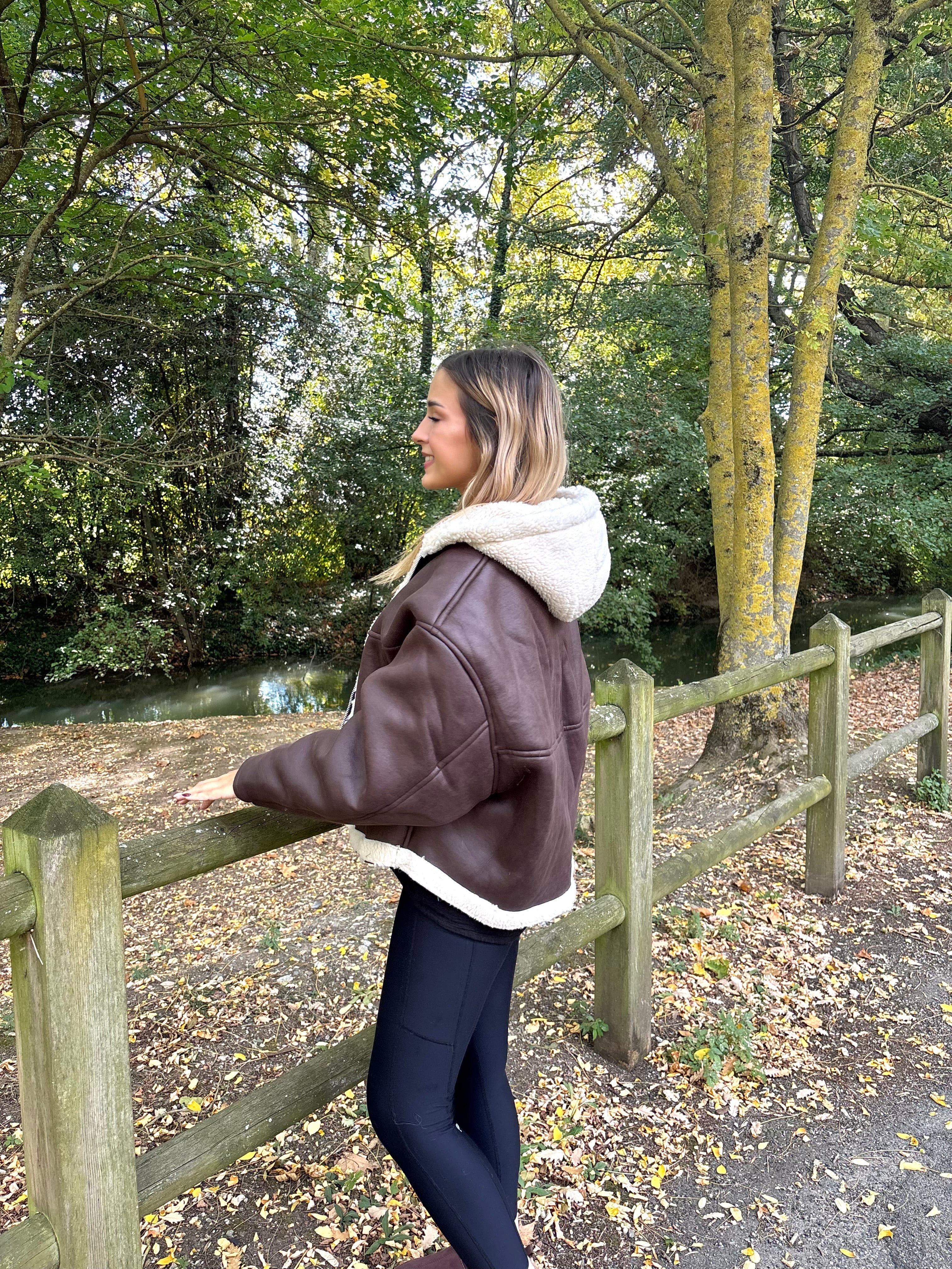 Blouson Aviateur Chocolat