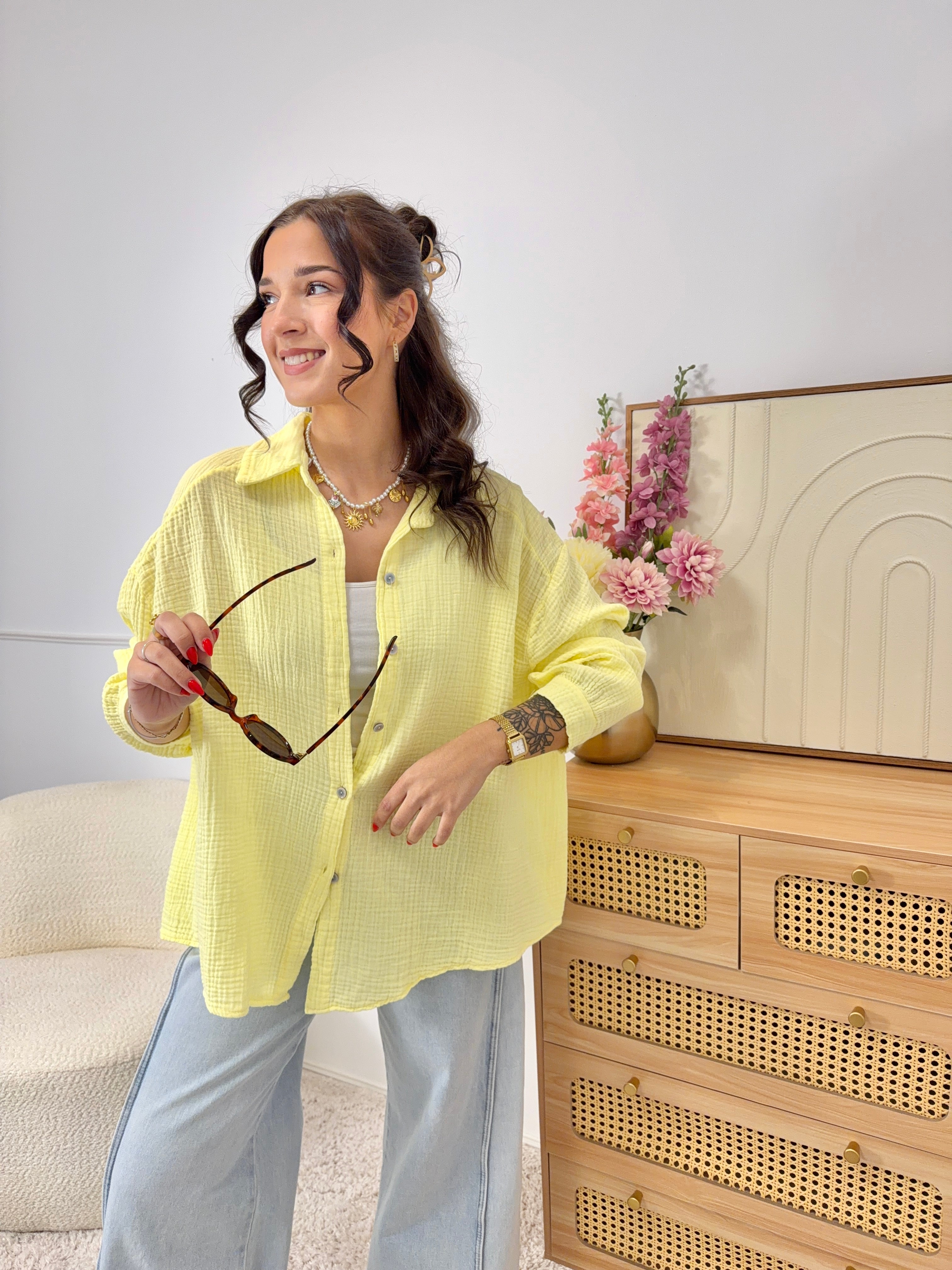 Chemise SOLEIL Jaune