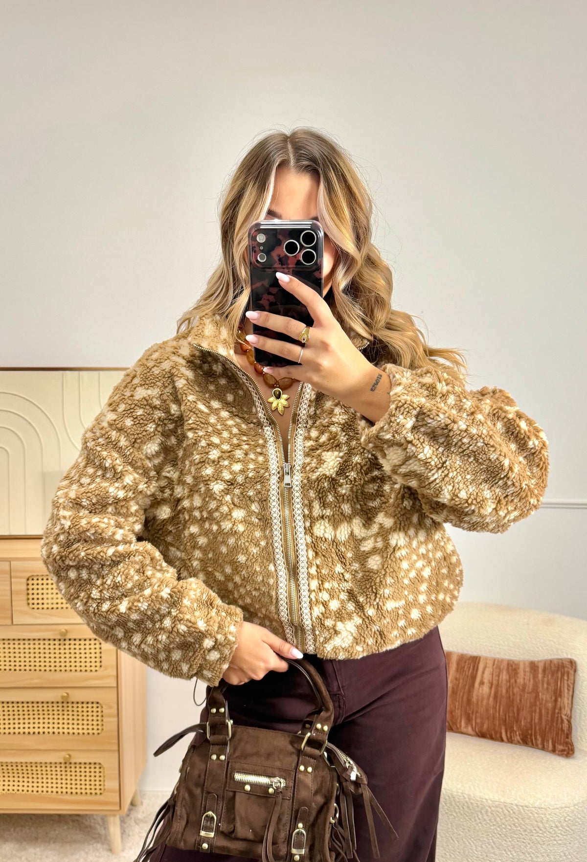 Veste polaire Biche
