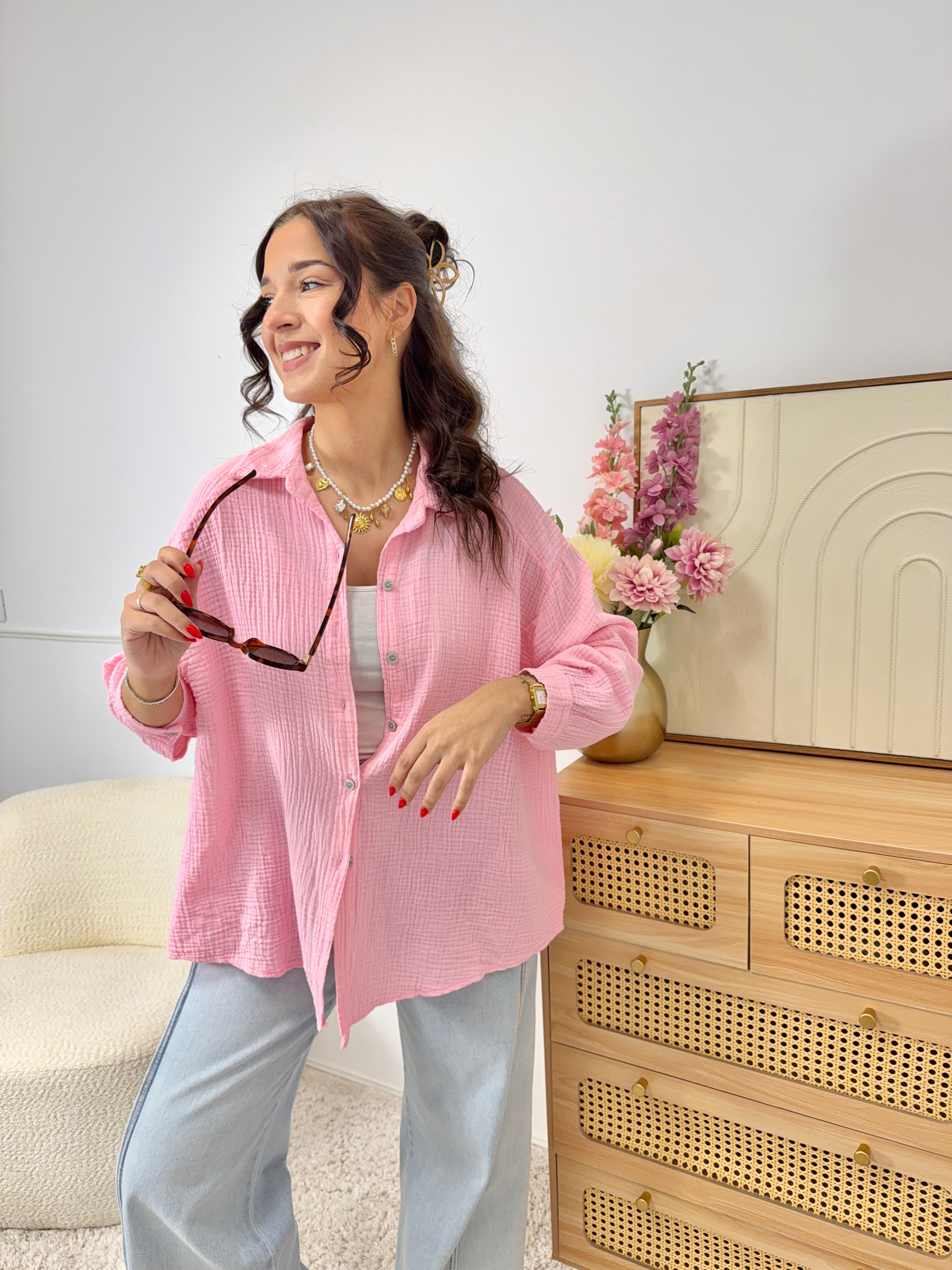Chemise SOLEIL Rose