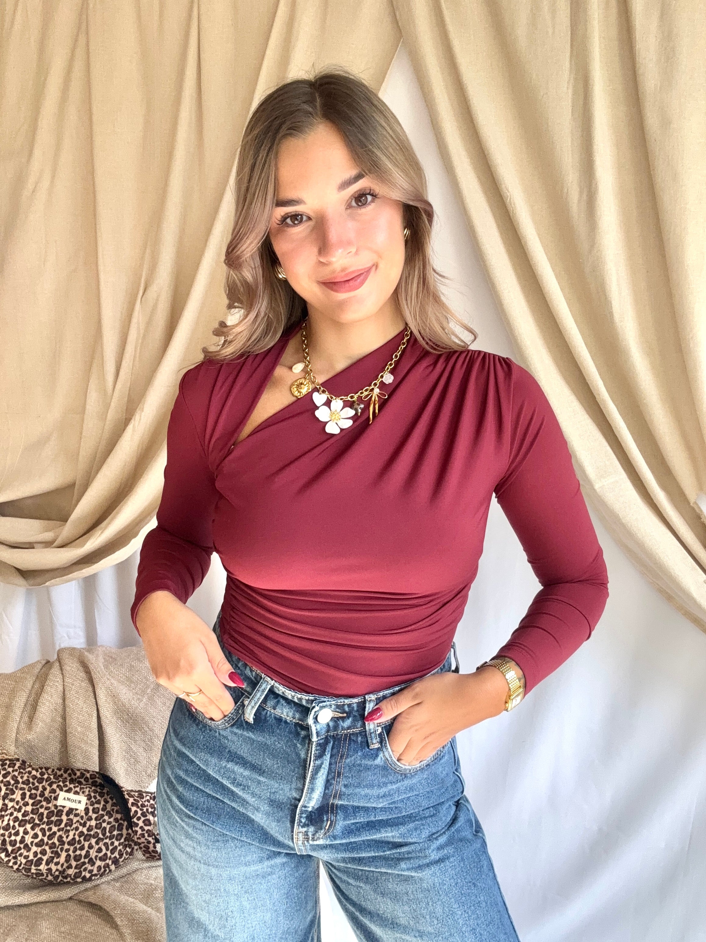 Top Drapée Bordeaux