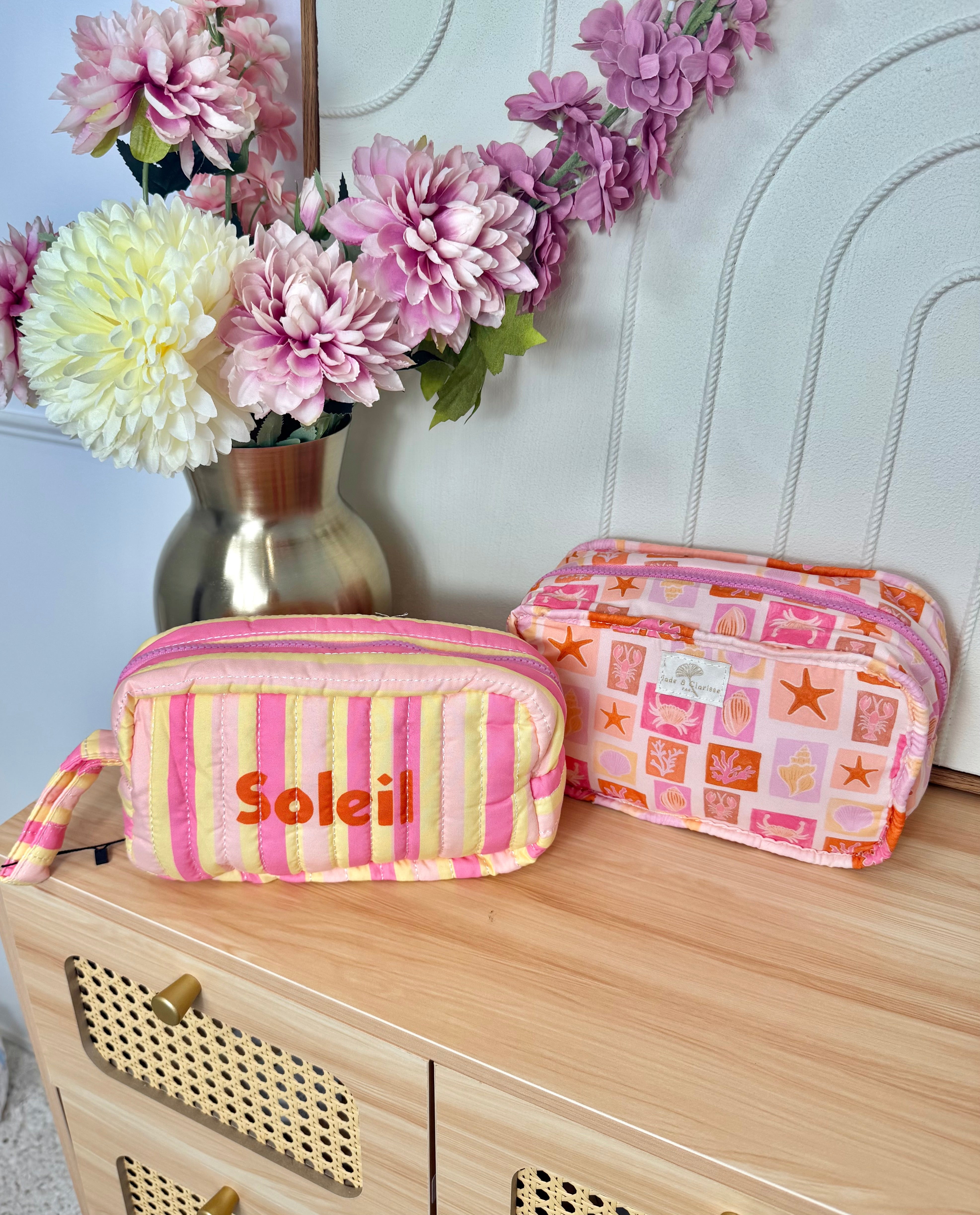 Trousse RÉVERSIBLE Rose