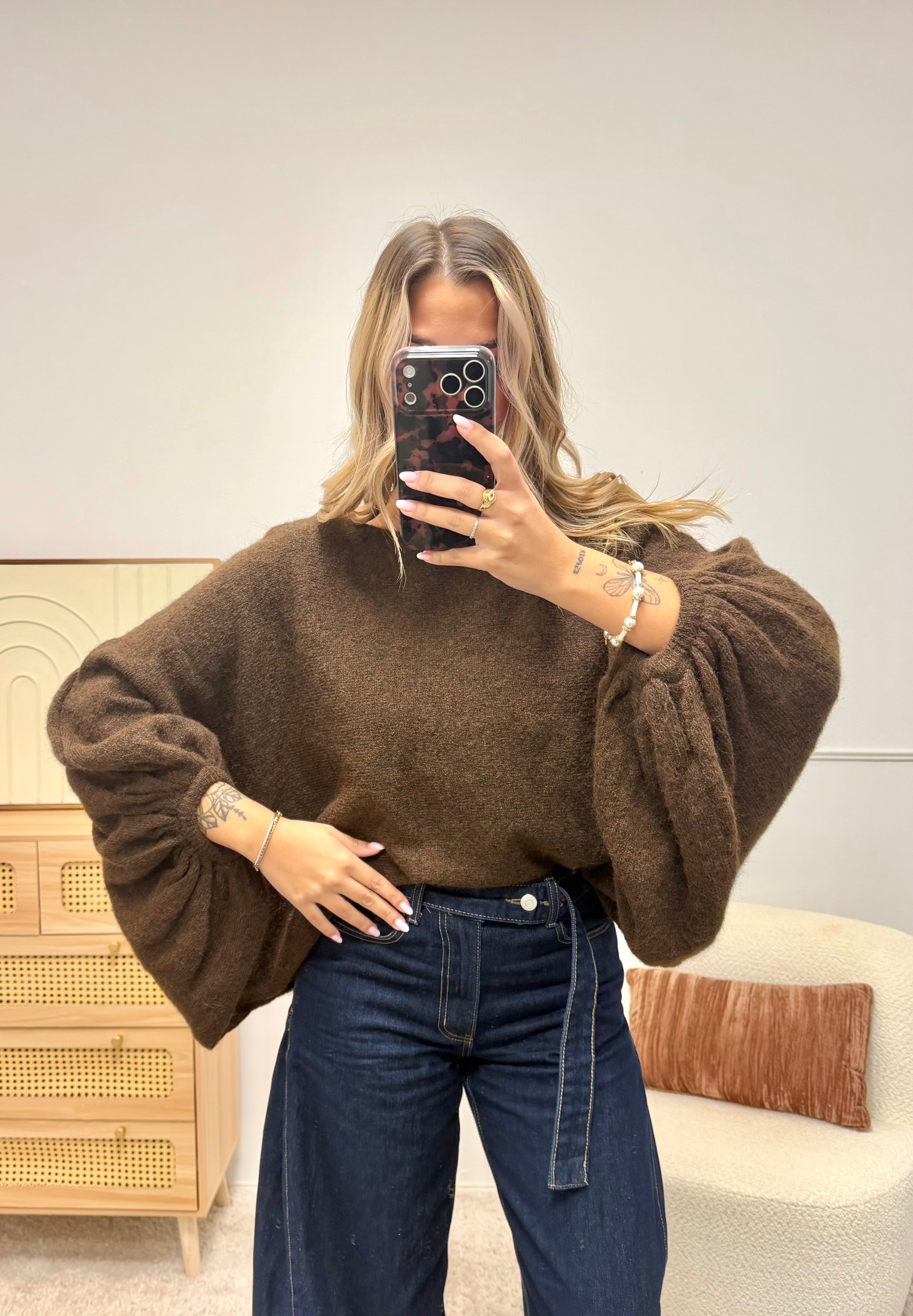 Pull Manches Ballon Choco