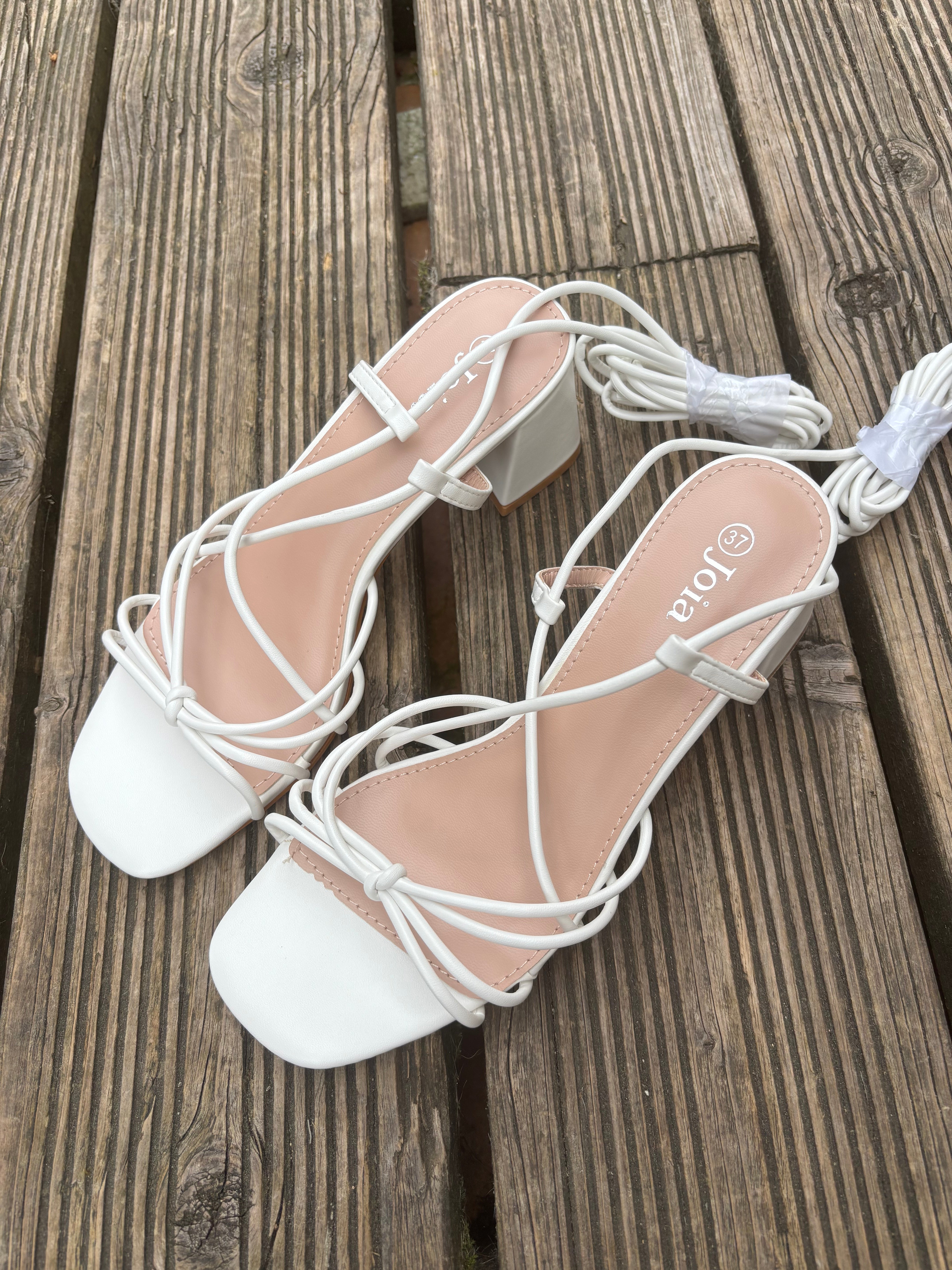 Sandales à Talons Blanche