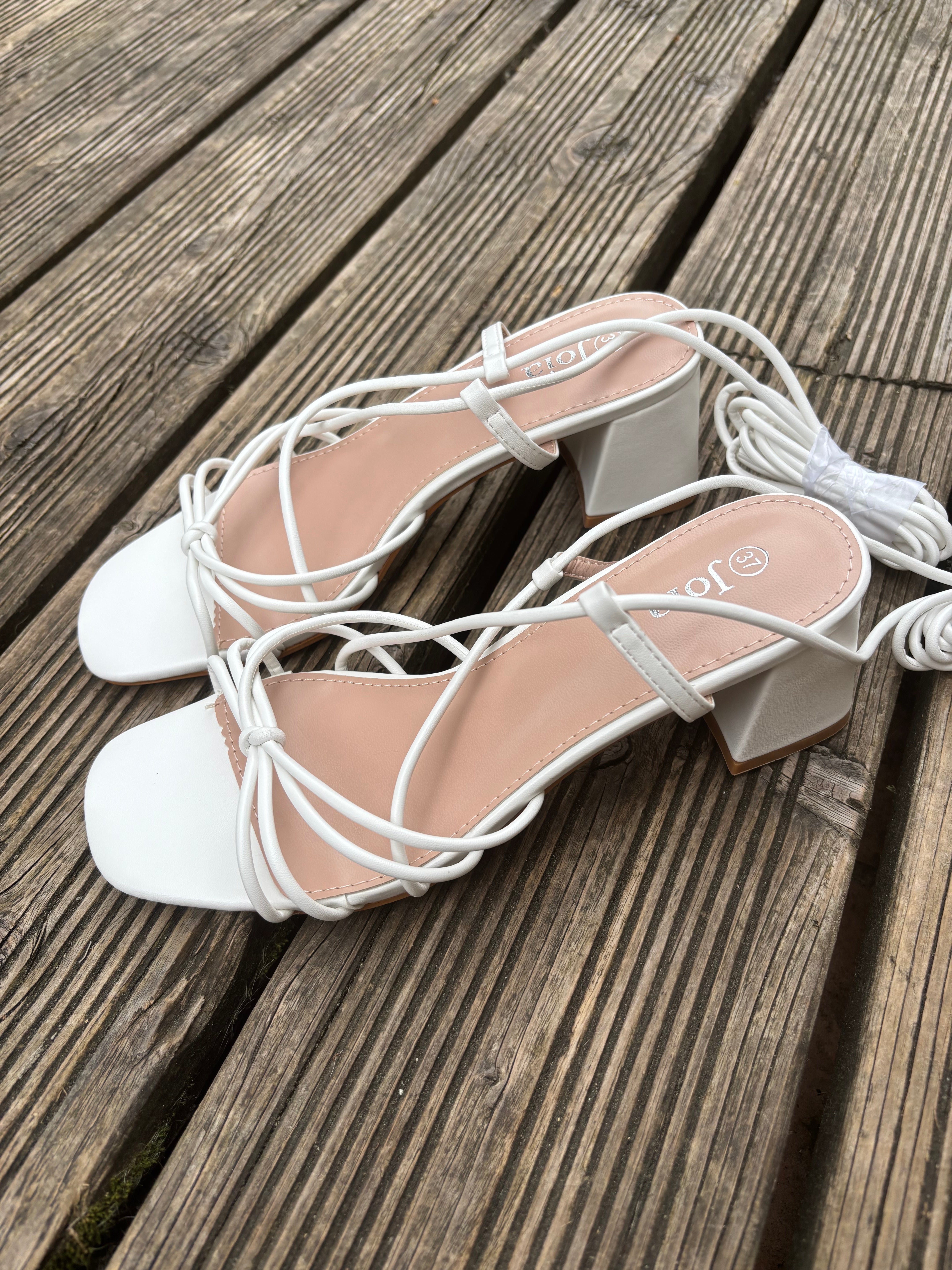 Sandales à Talons Blanche