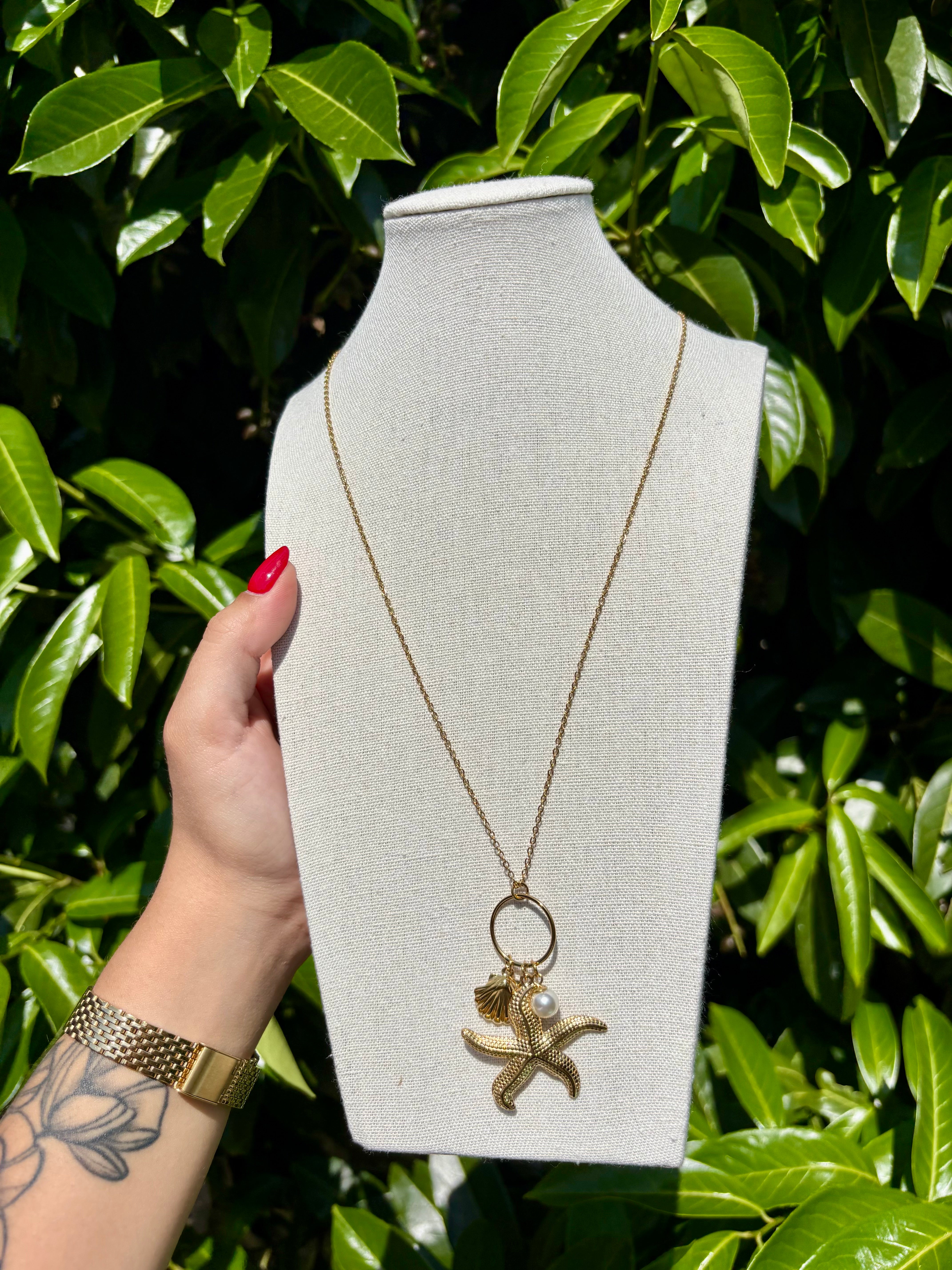 Collier Sautoir Etoile de Mer
