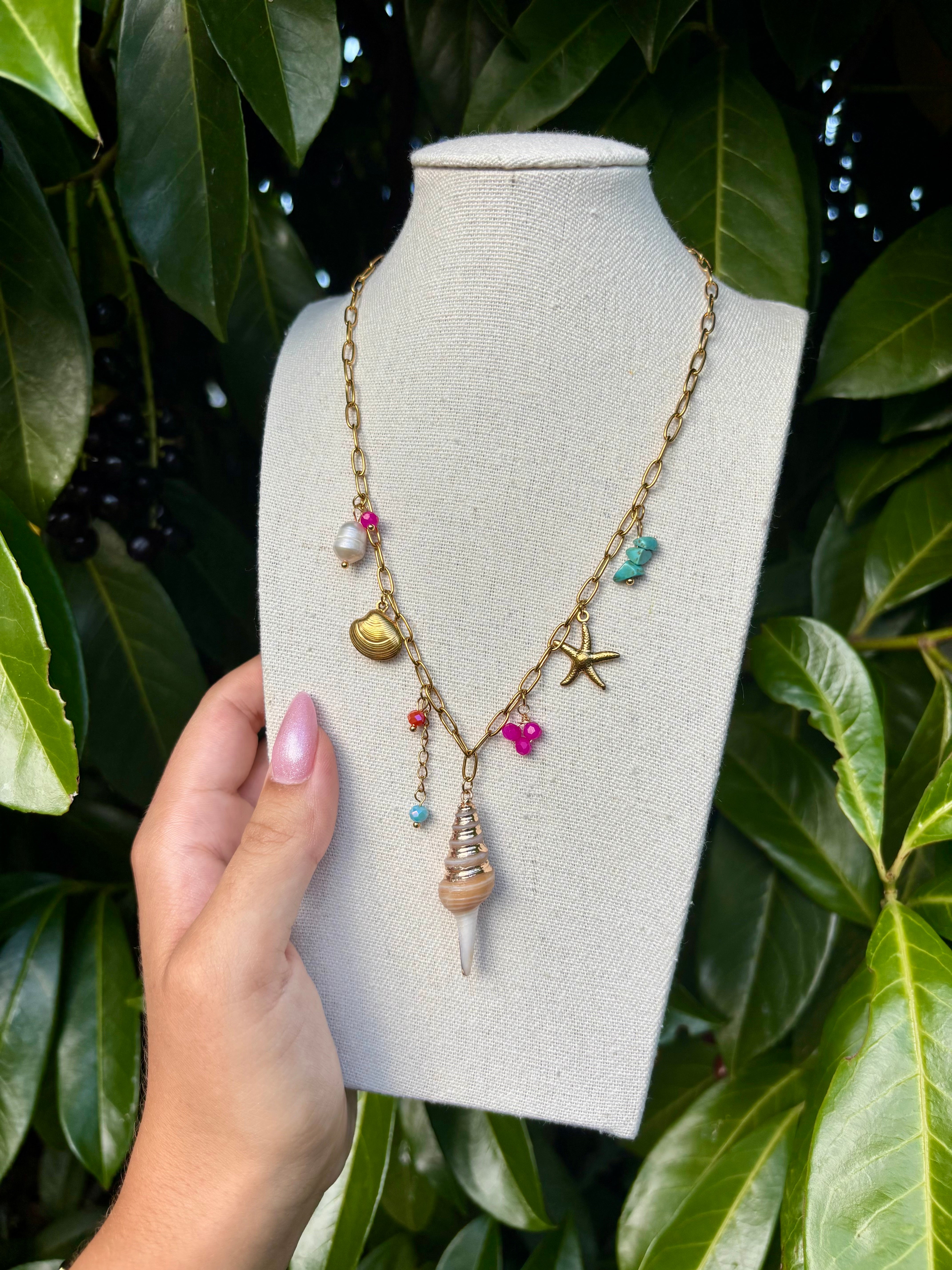 Collier Coquillage Coloré