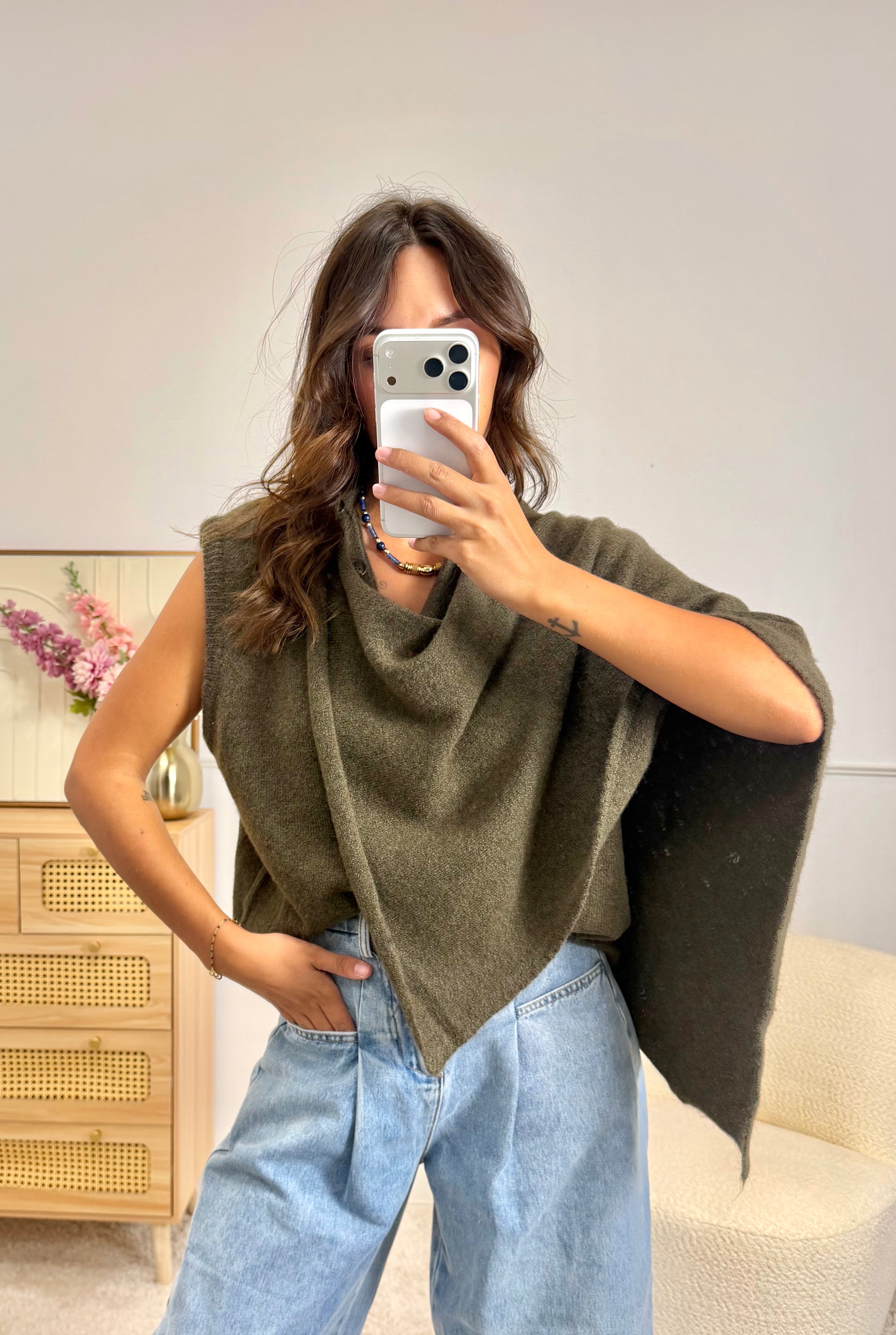 Gilet Cape Kaki