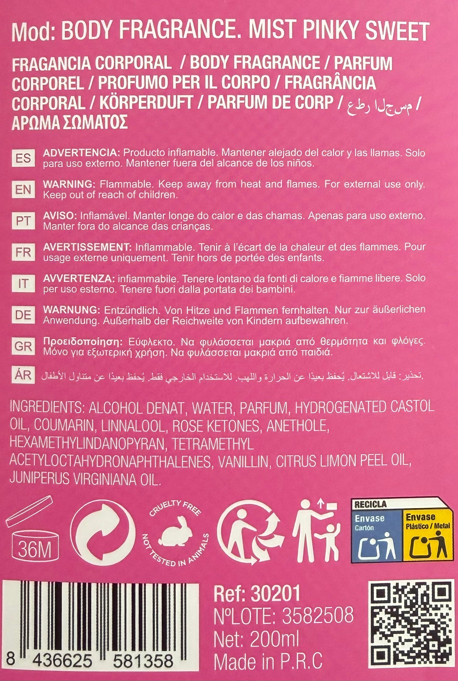 Brumes - Pinky Sweet 200ml