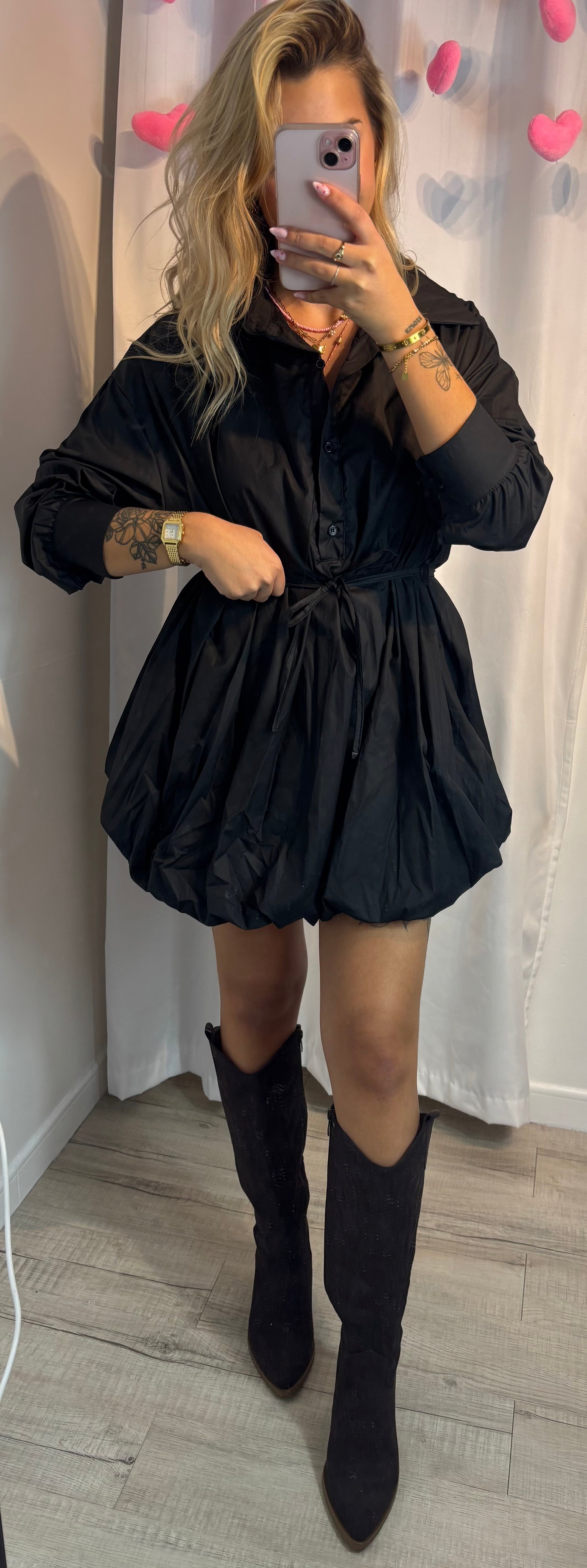 Robe Chemise Noir