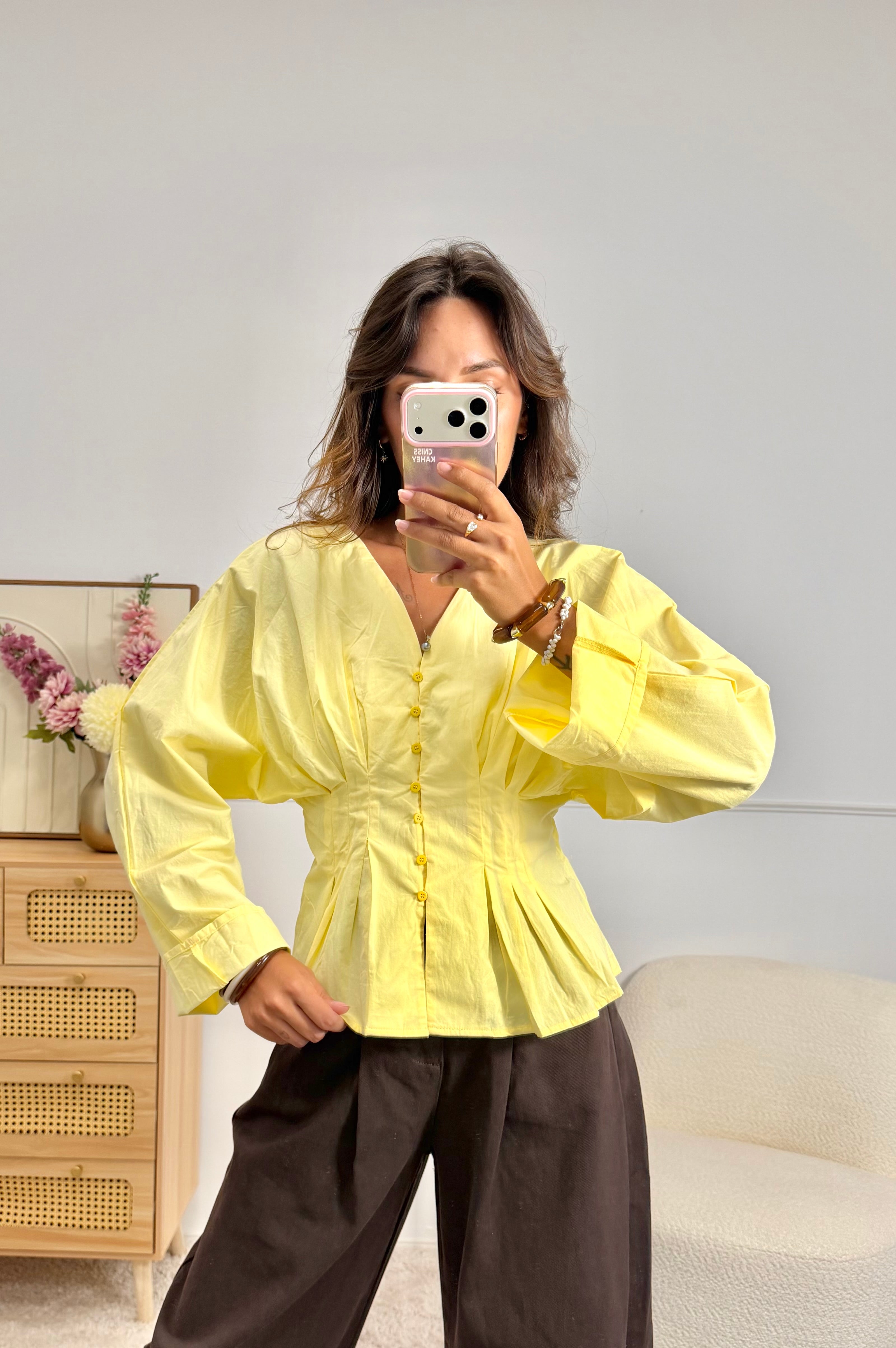 Blouse Cintré Jaune