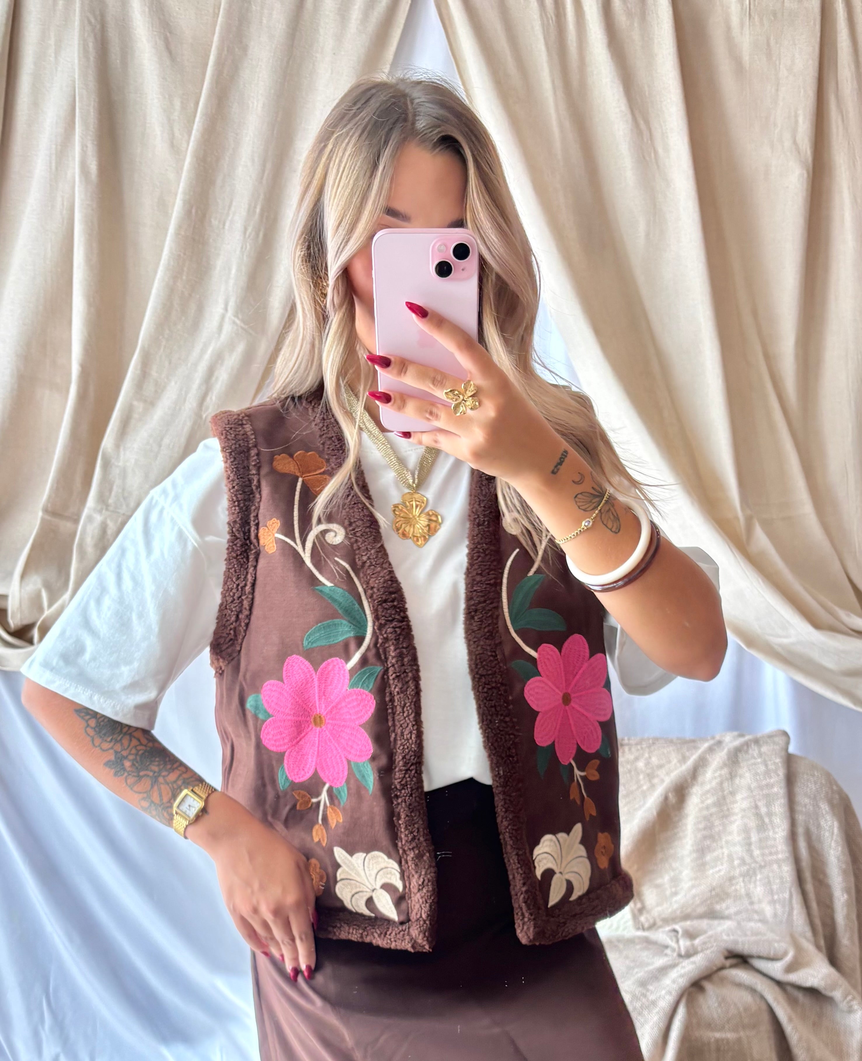 Gilet Brodé