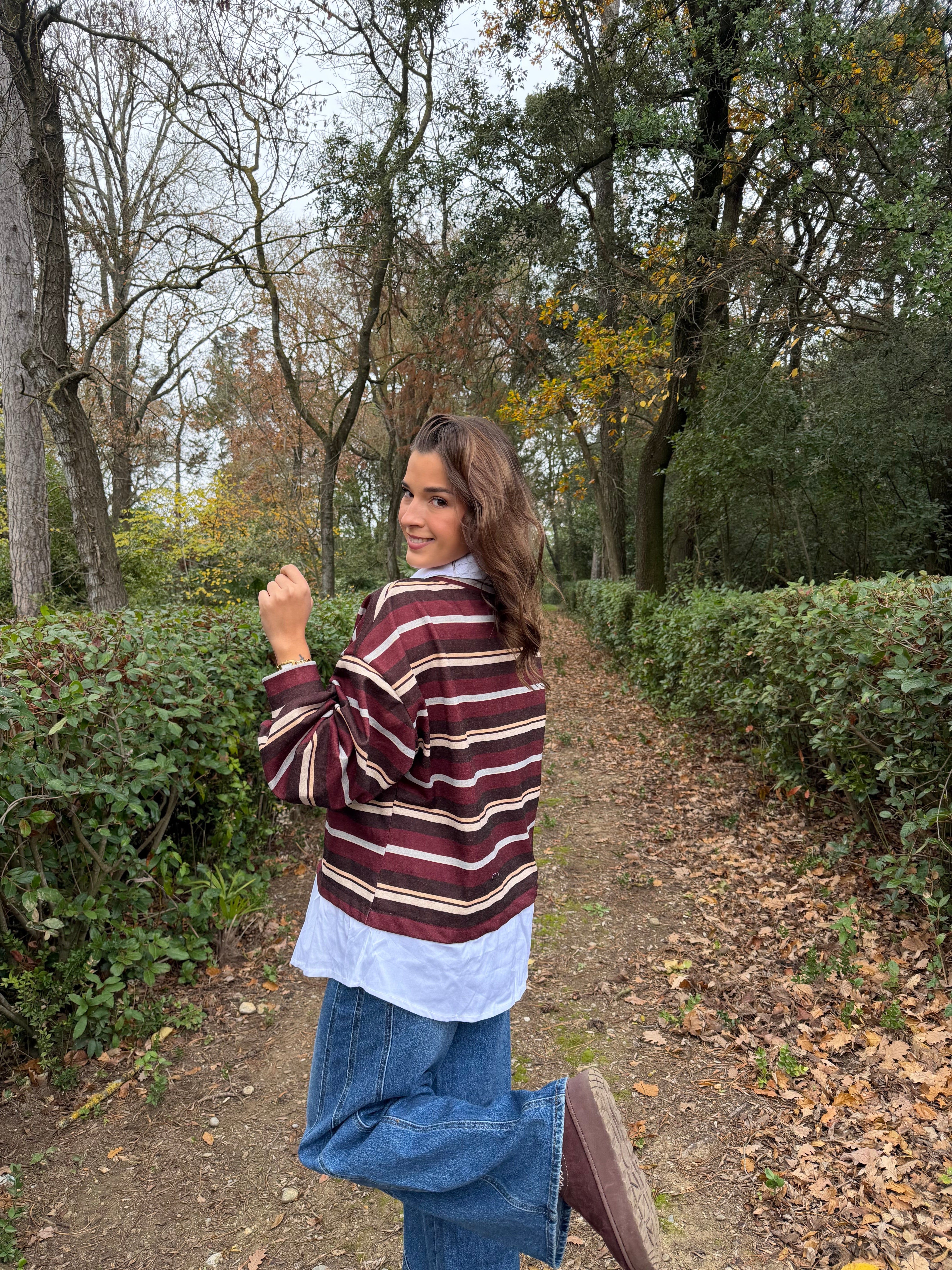 Sweat & Chemise Bordeaux