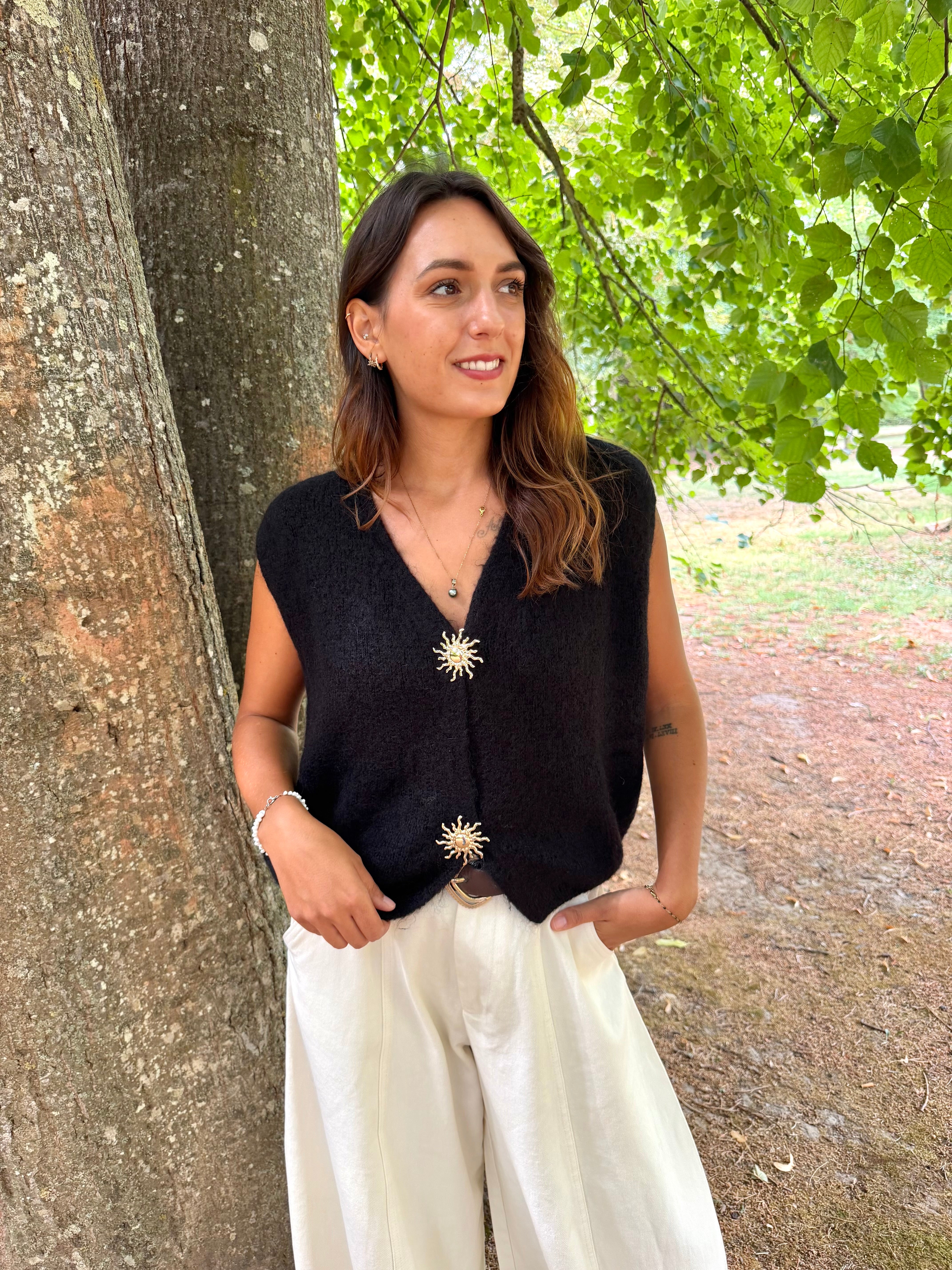 Top Soleil Noir