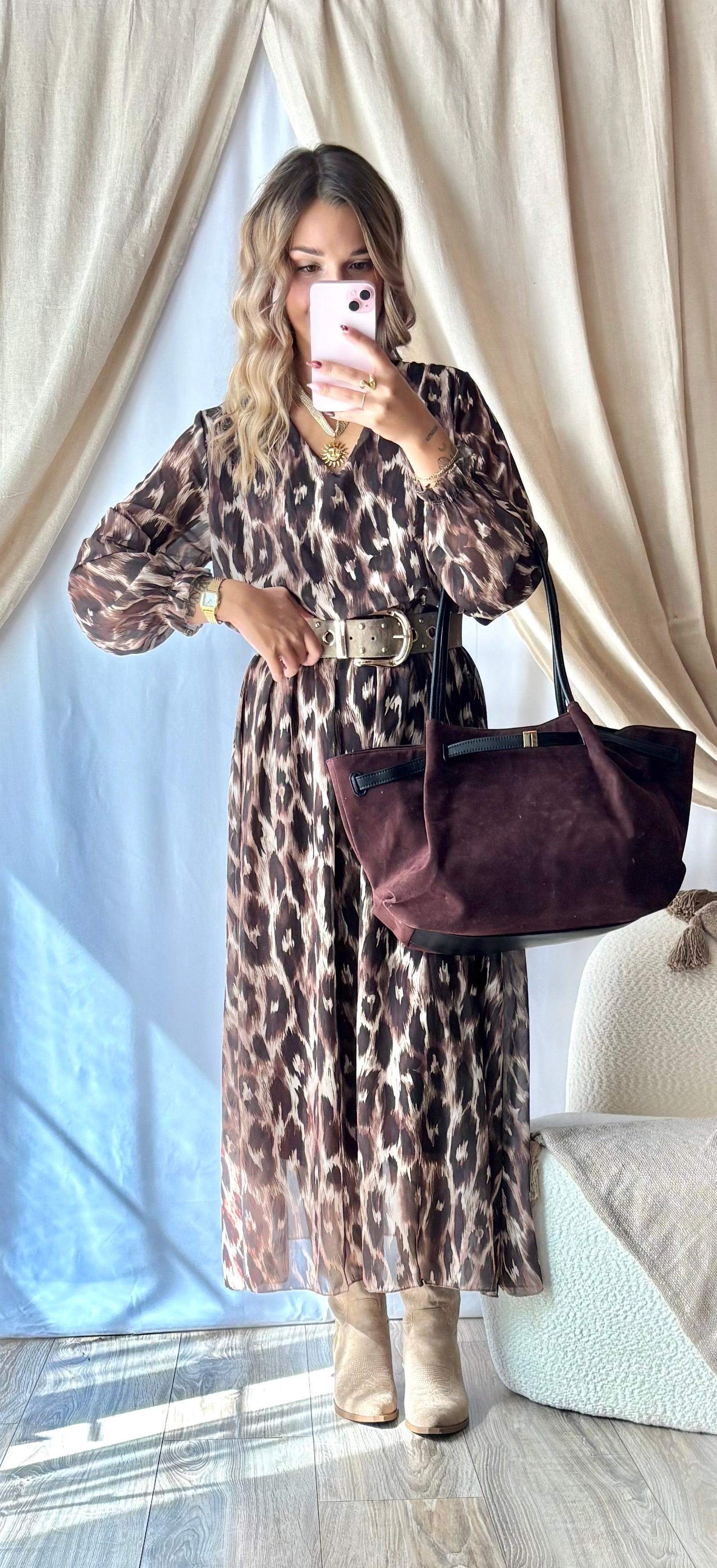 Robe Bohème Chocolat